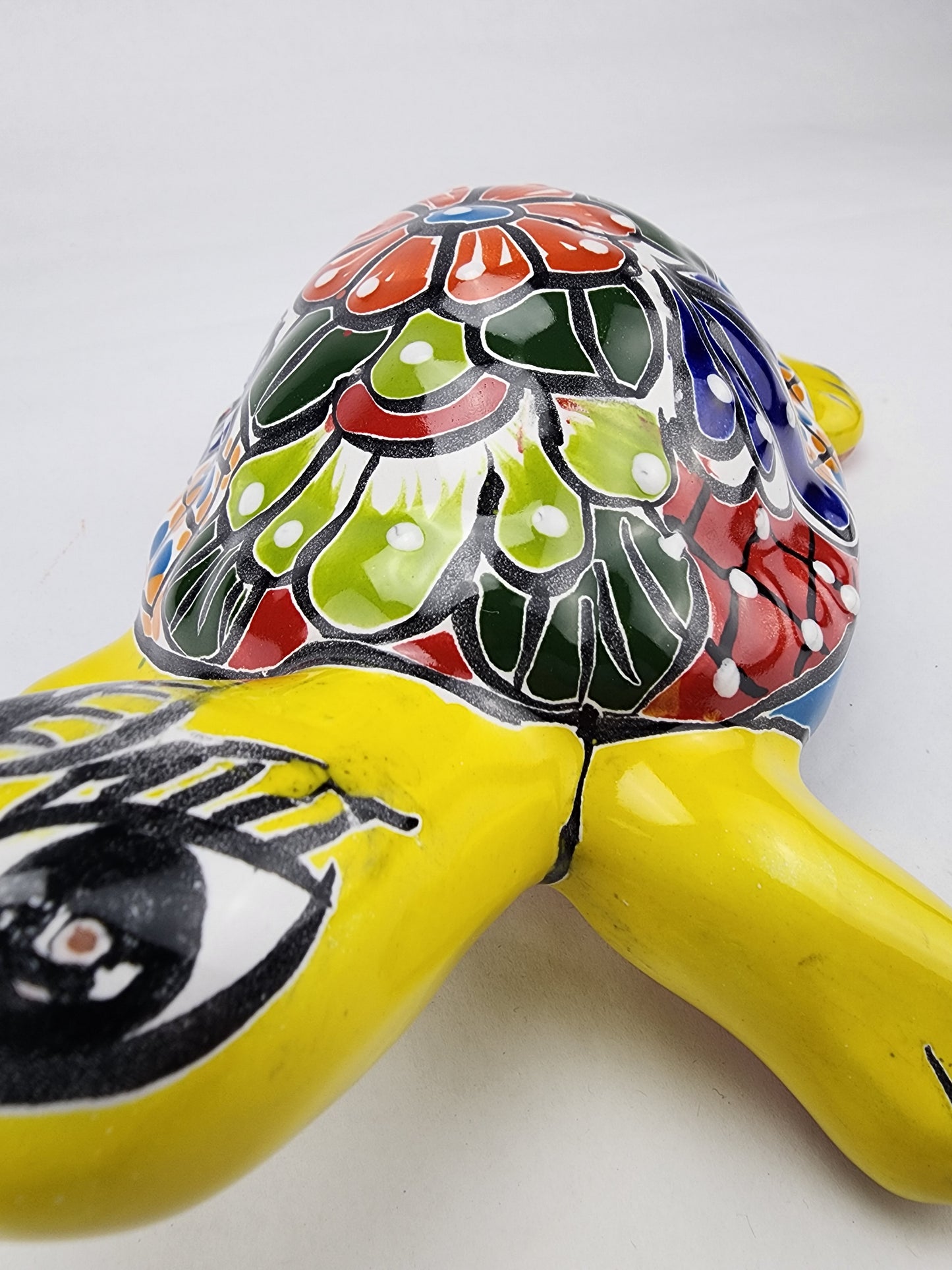 Handcrafted Ceramic Turtle - Bold, Weather-Resistant Decor