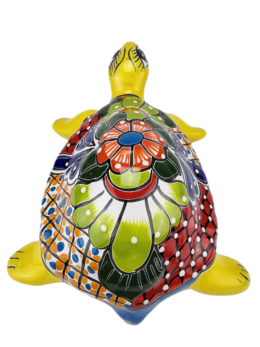 Bold Ceramic Turtle - Handcrafted & Weather-Resistant Décor