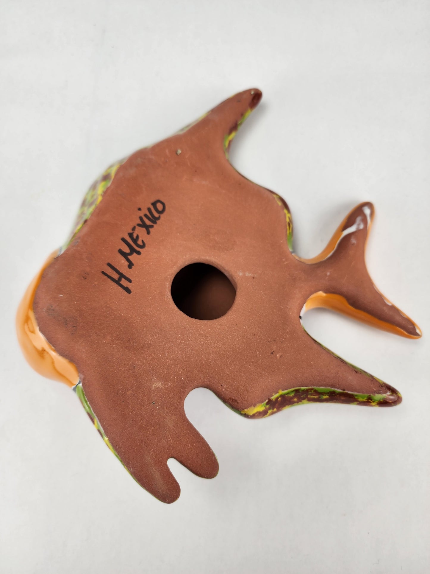 Handcrafted Ceramic Fish - Colorful Mexican Folk Art Sculpture