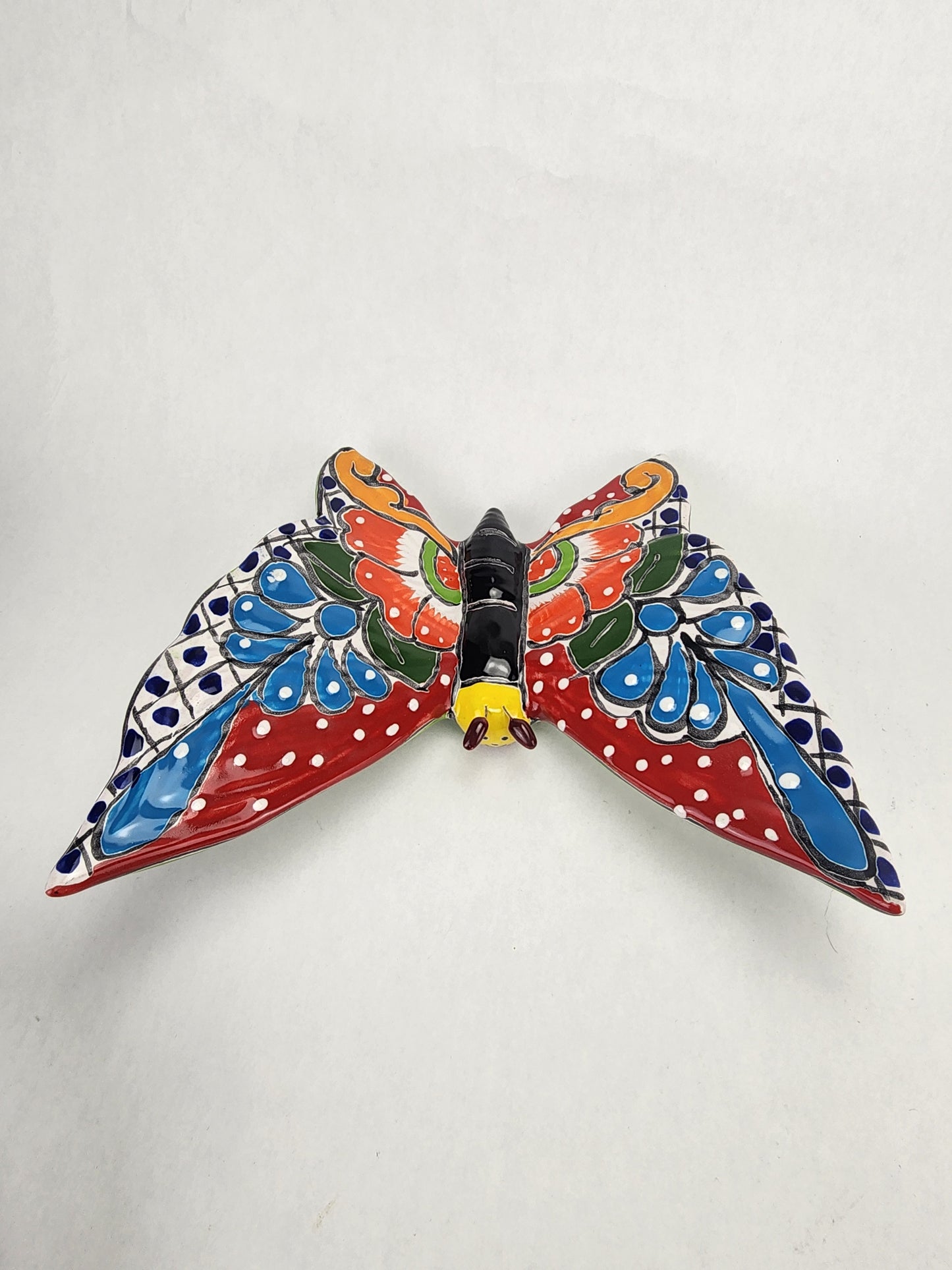 Mexican Handcrafted Butterfly - Vibrant Art for Home & Garden