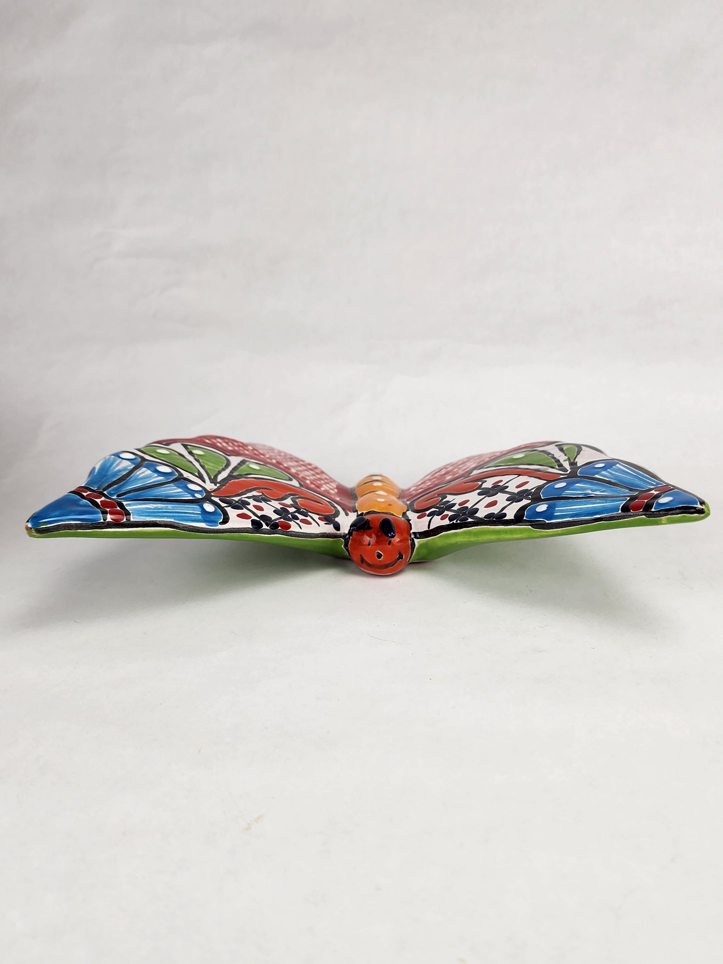 Hand-Painted Mexican Butterfly Figurine - Artistic & Vibrant