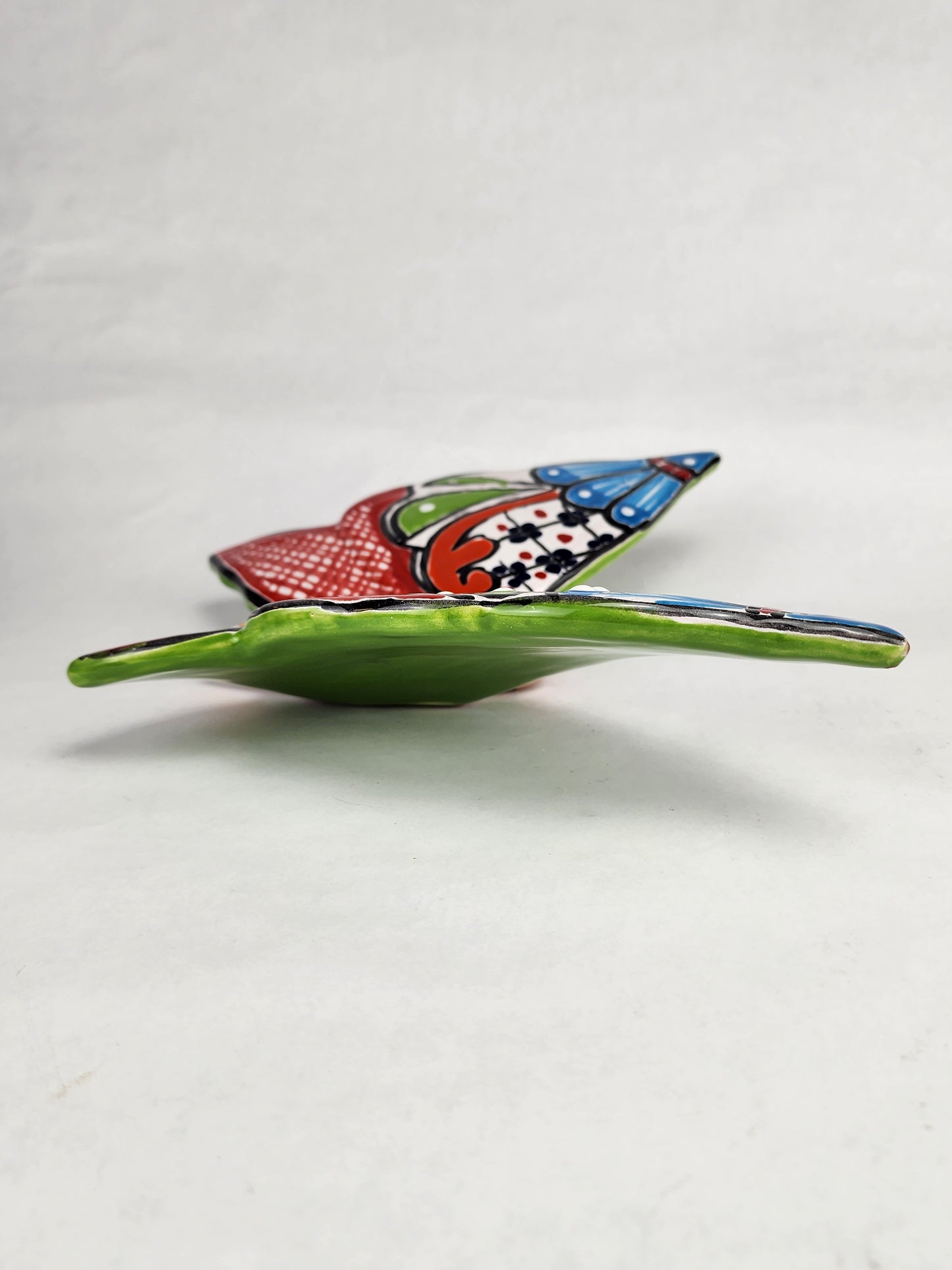 Hand-Painted Mexican Butterfly Figurine - Artistic & Vibrant