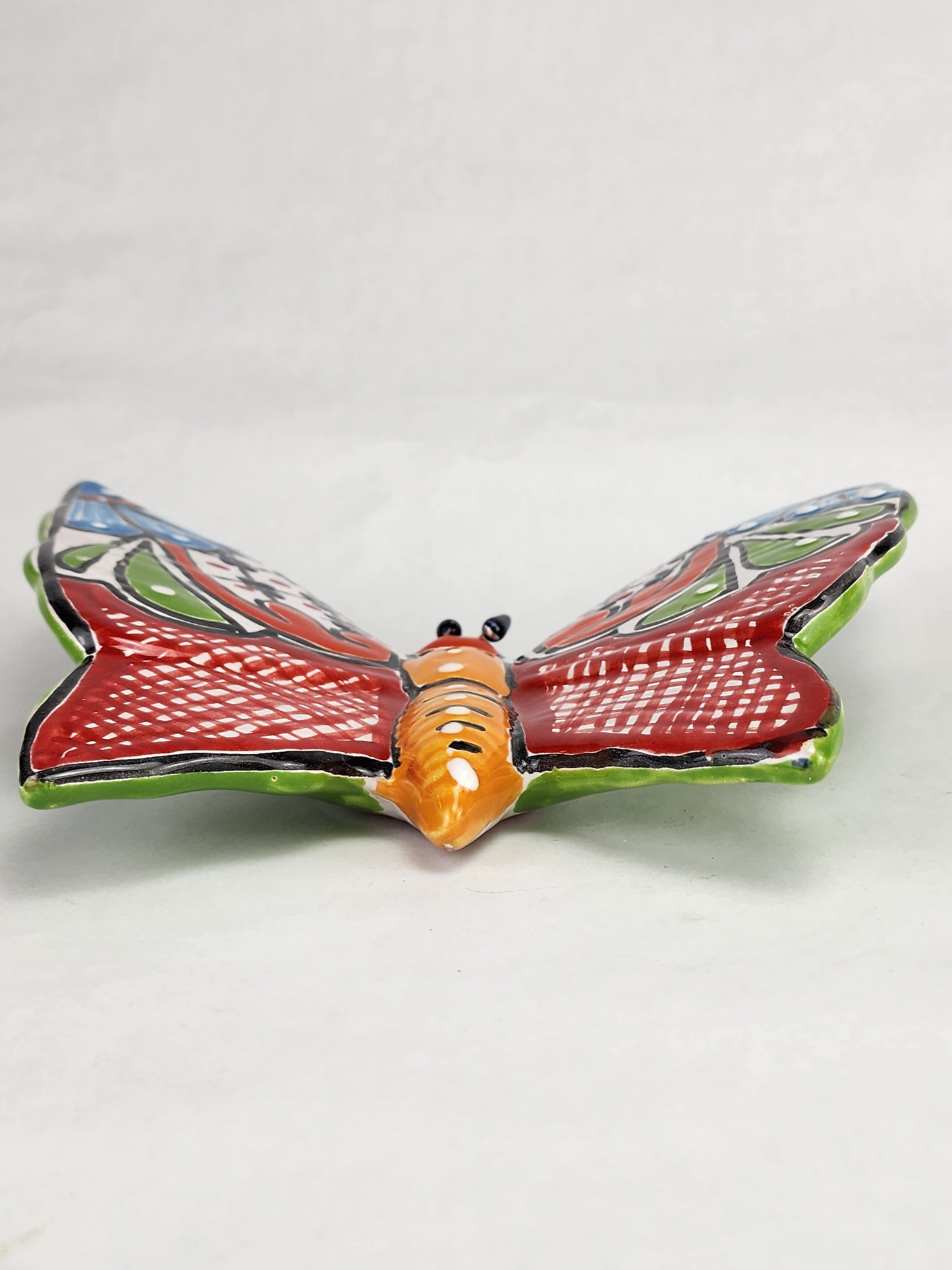 Hand-Painted Mexican Butterfly Figurine - Artistic & Vibrant