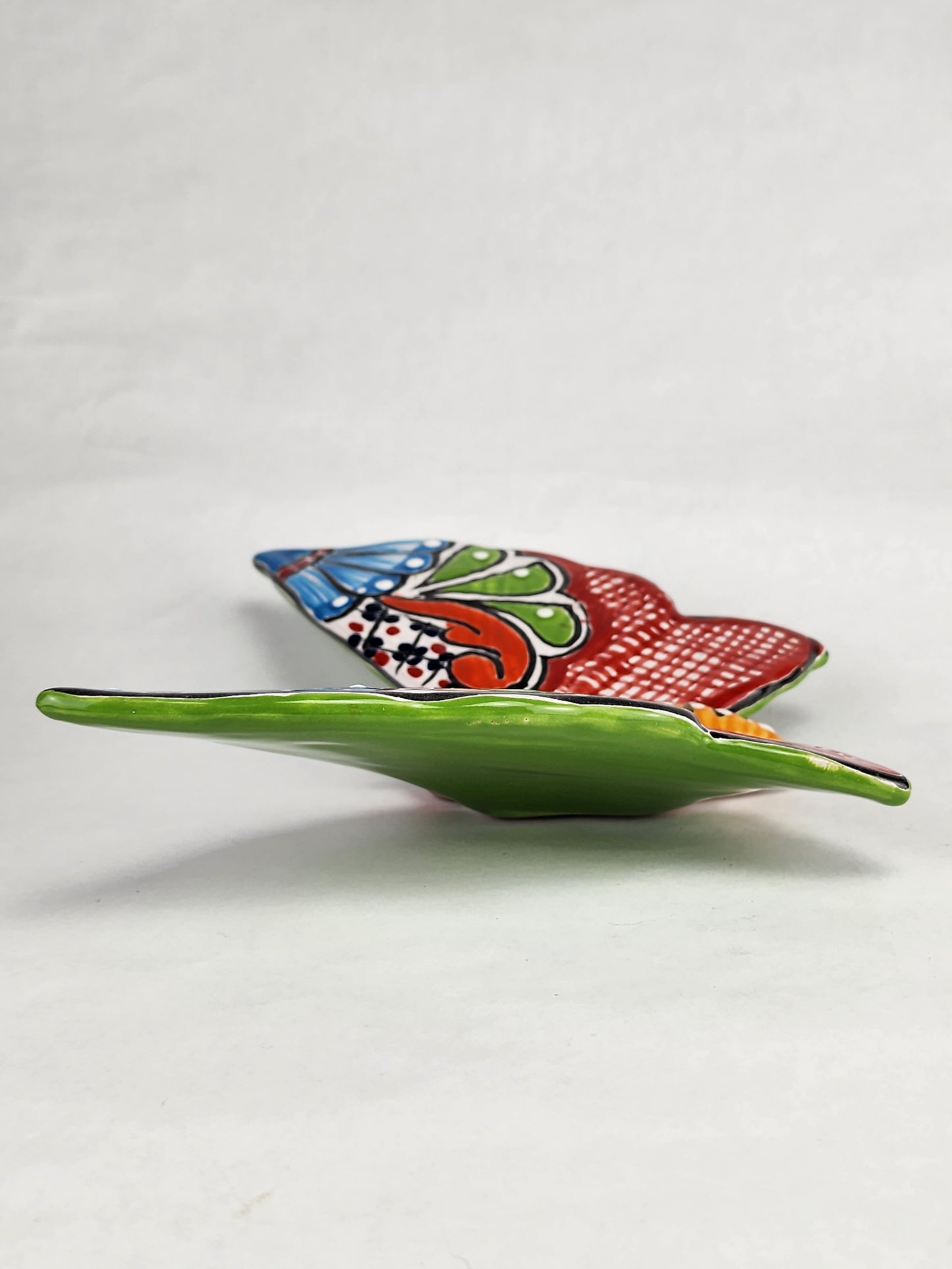 Hand-Painted Mexican Butterfly Figurine - Artistic & Vibrant