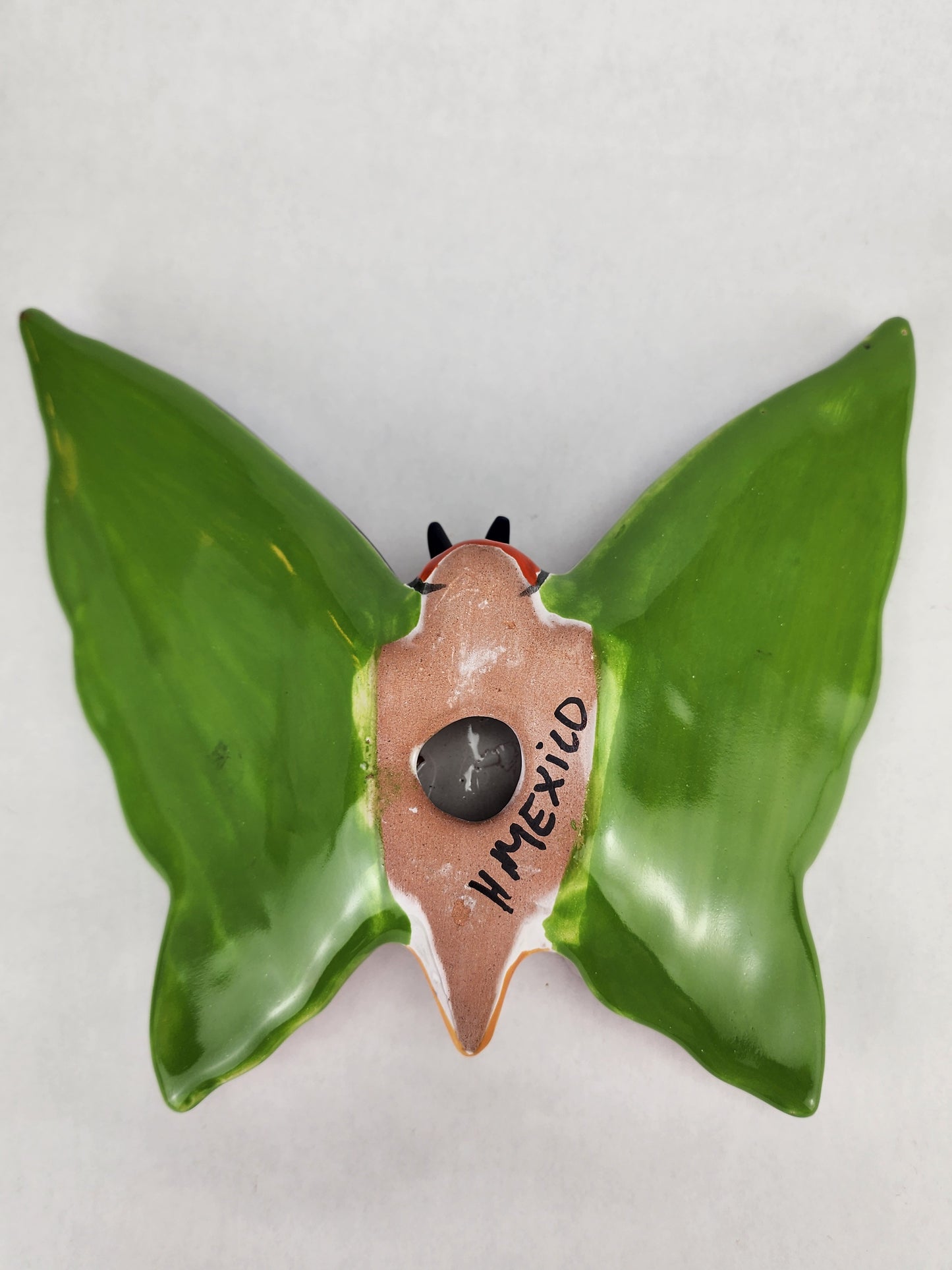 Hand-Painted Mexican Butterfly Figurine - Artistic & Vibrant