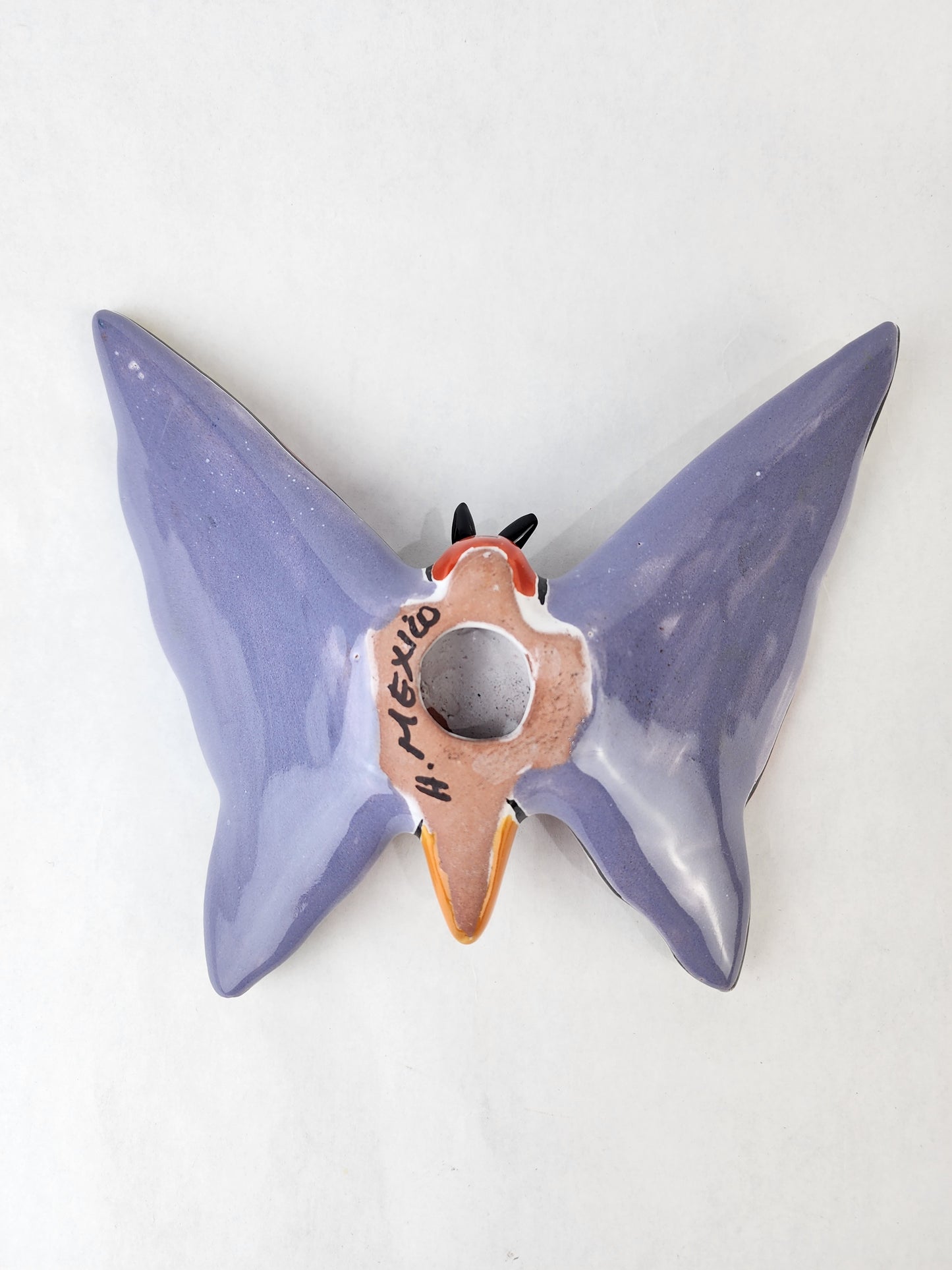 Mexican Butterfly Figurine - Handcrafted, Vibrant Artistic Masterpiece