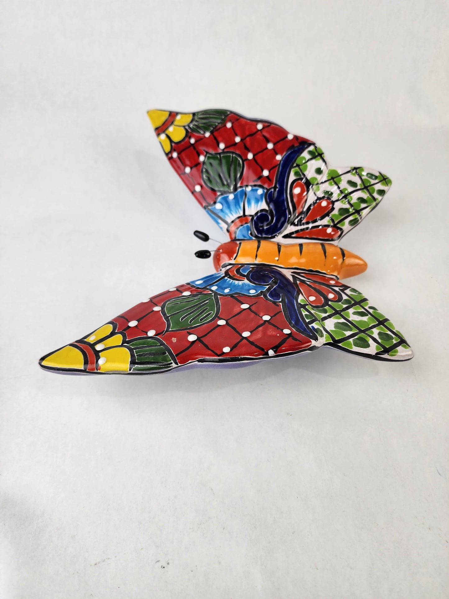 Hand-Painted Mexican Butterfly - Unique Home & Garden Decor