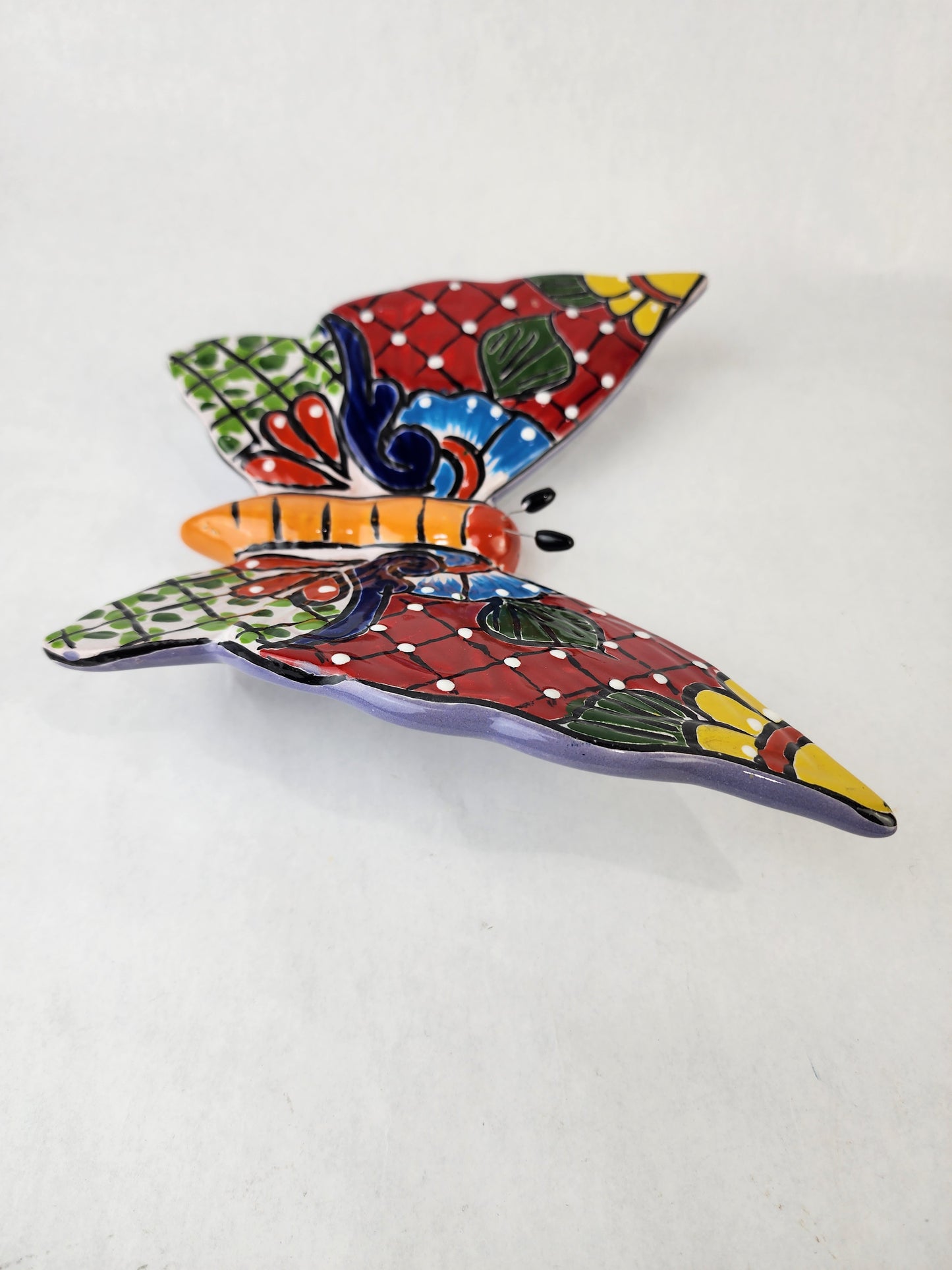 Hand-Painted Mexican Butterfly - Unique Home & Garden Decor