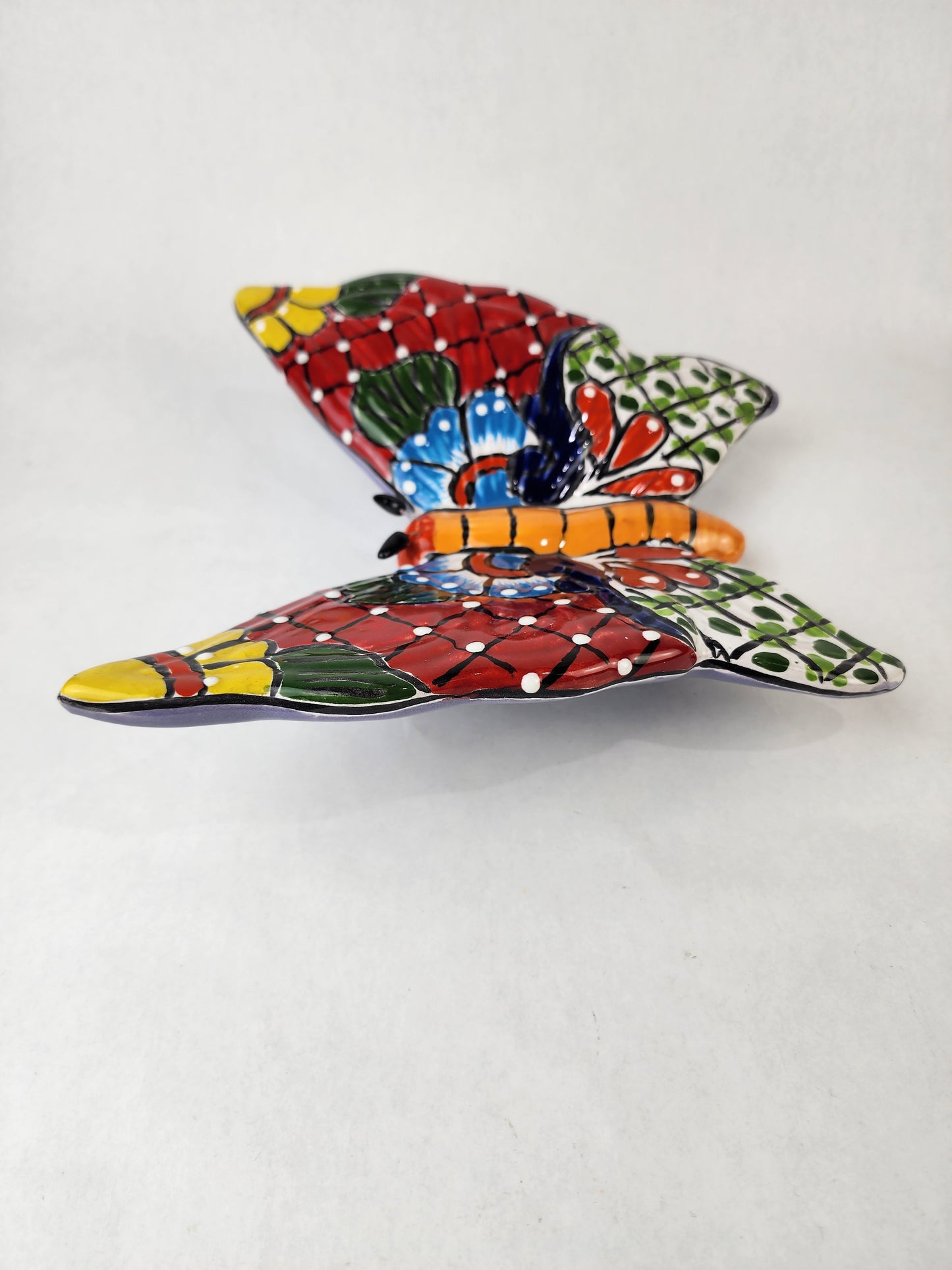 Handcrafted Mexican Butterfly Figurine - Vibrant Art Piece