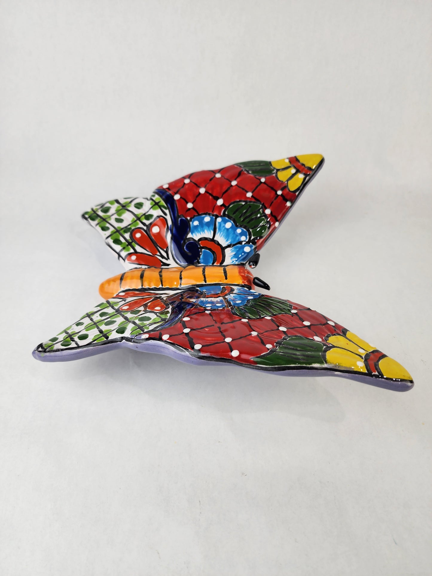 Handcrafted Mexican Butterfly Figurine - Vibrant Art Piece