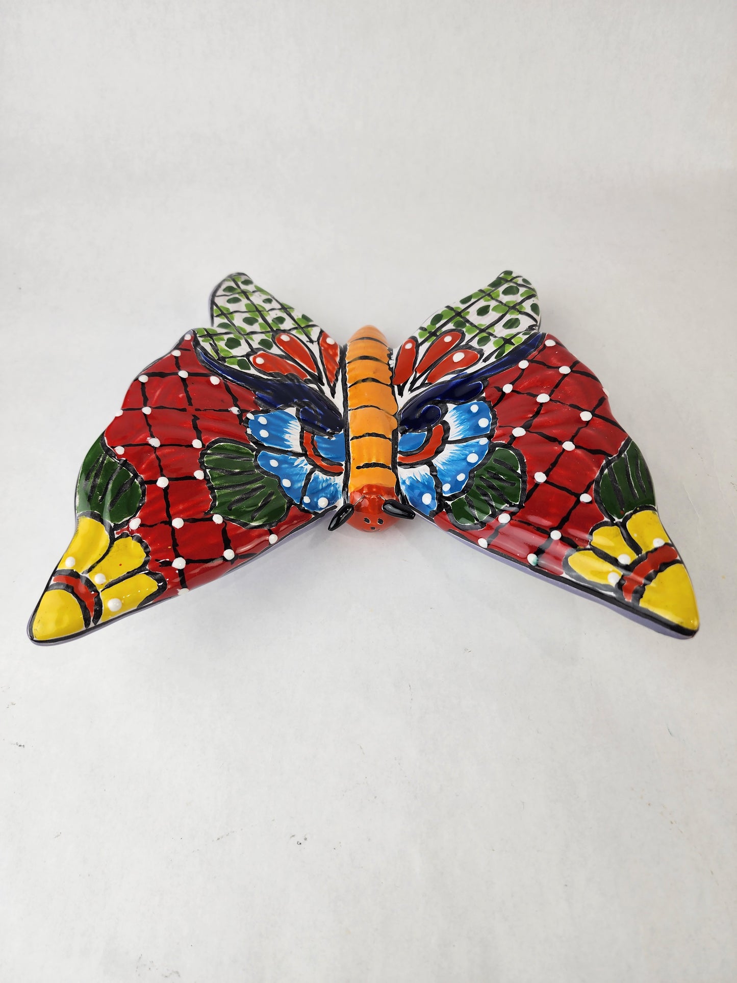 Handcrafted Mexican Butterfly Figurine - Vibrant Art Piece