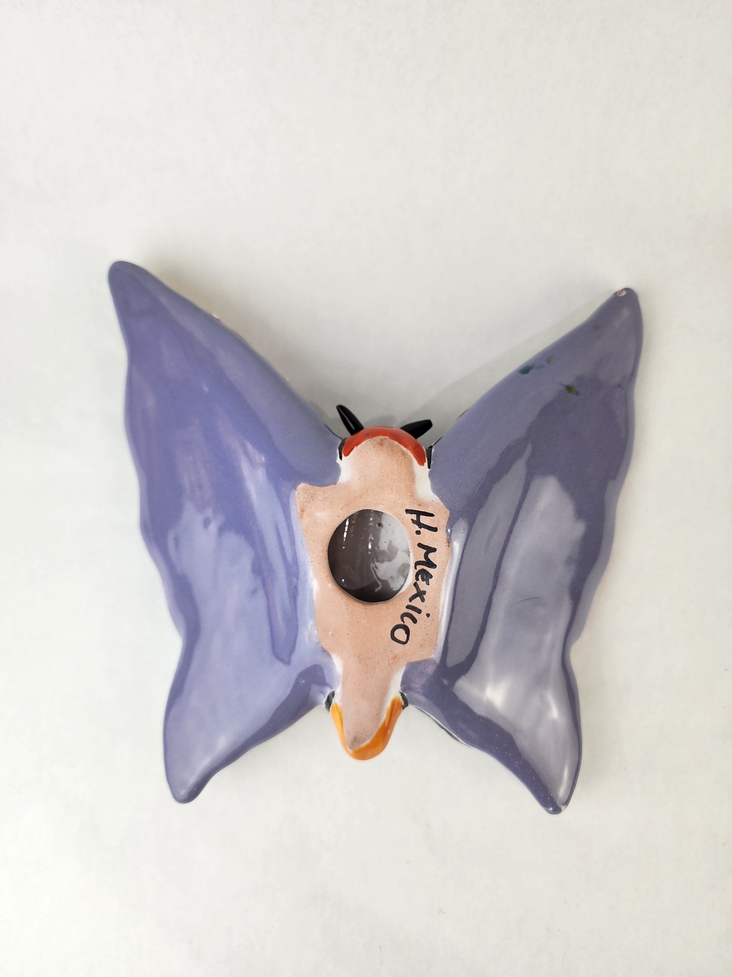 Handcrafted Mexican Butterfly Figurine - Vibrant Art Piece