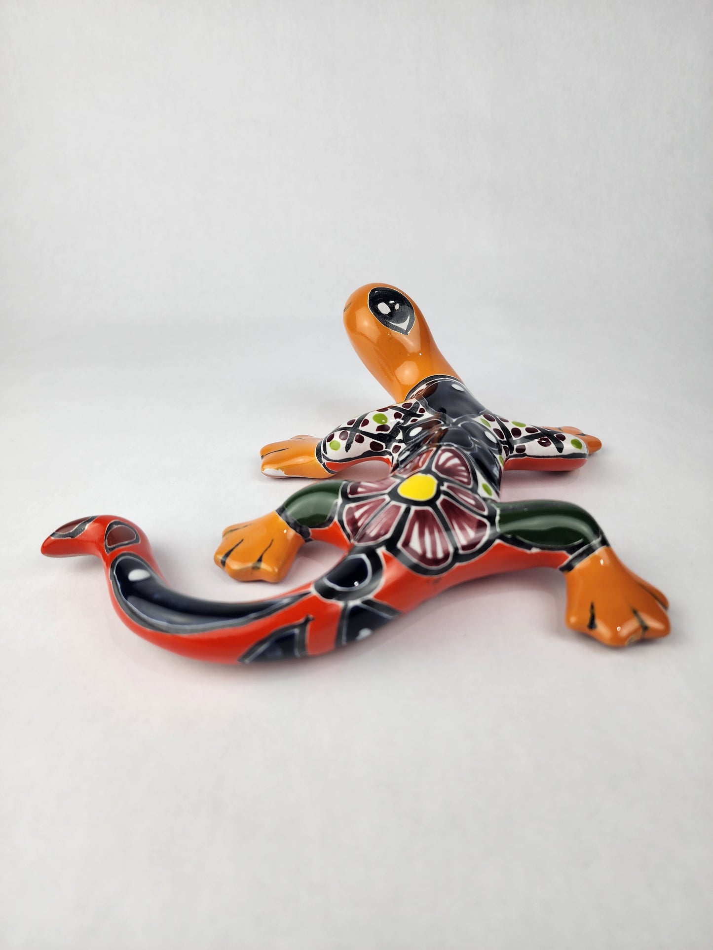 Mexican Gecko Talavera Hand-painted Pottery Mexican Folk Art Decor