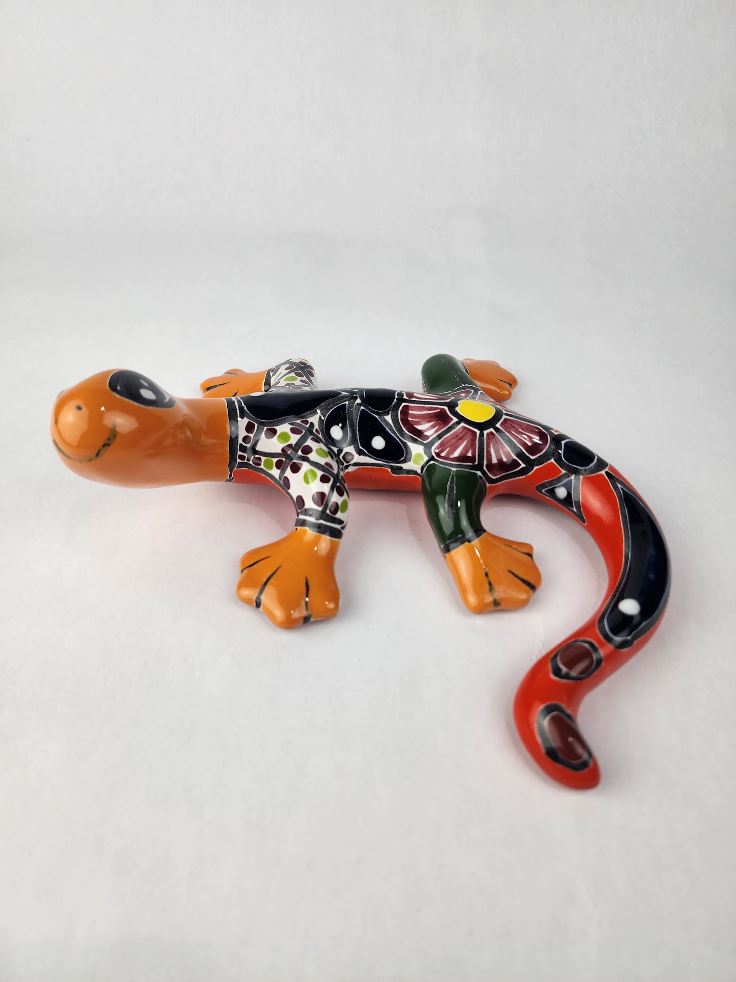 Mexican Gecko Talavera Hand-painted Pottery Mexican Folk Art Decor