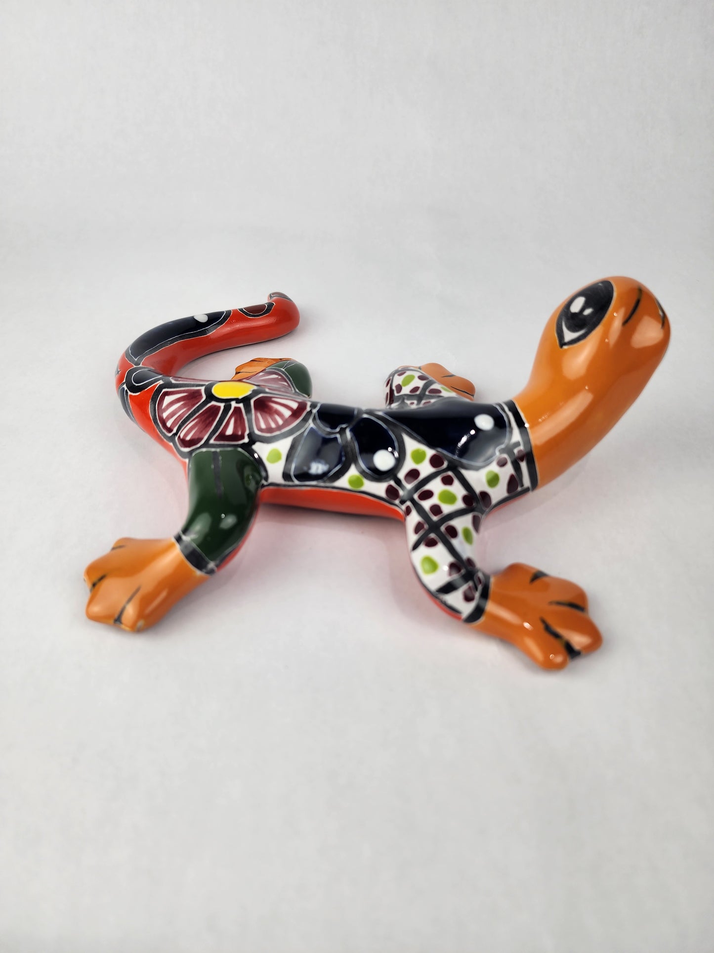Mexican Gecko Talavera Hand-painted Pottery Mexican Folk Art Decor