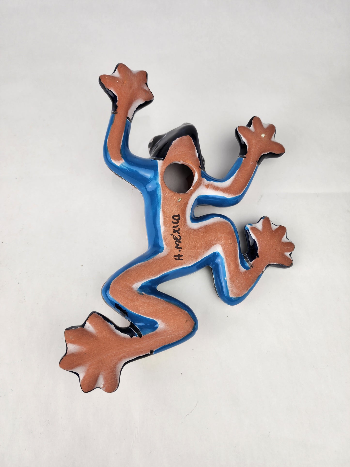 Hand-Painted Talavera Frog – Vibrant Mexican Pottery for Home & Garden Decor