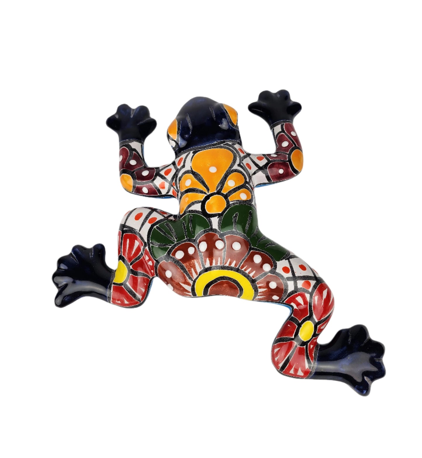 Handcrafted Talavera Frog Casa Villa Arte