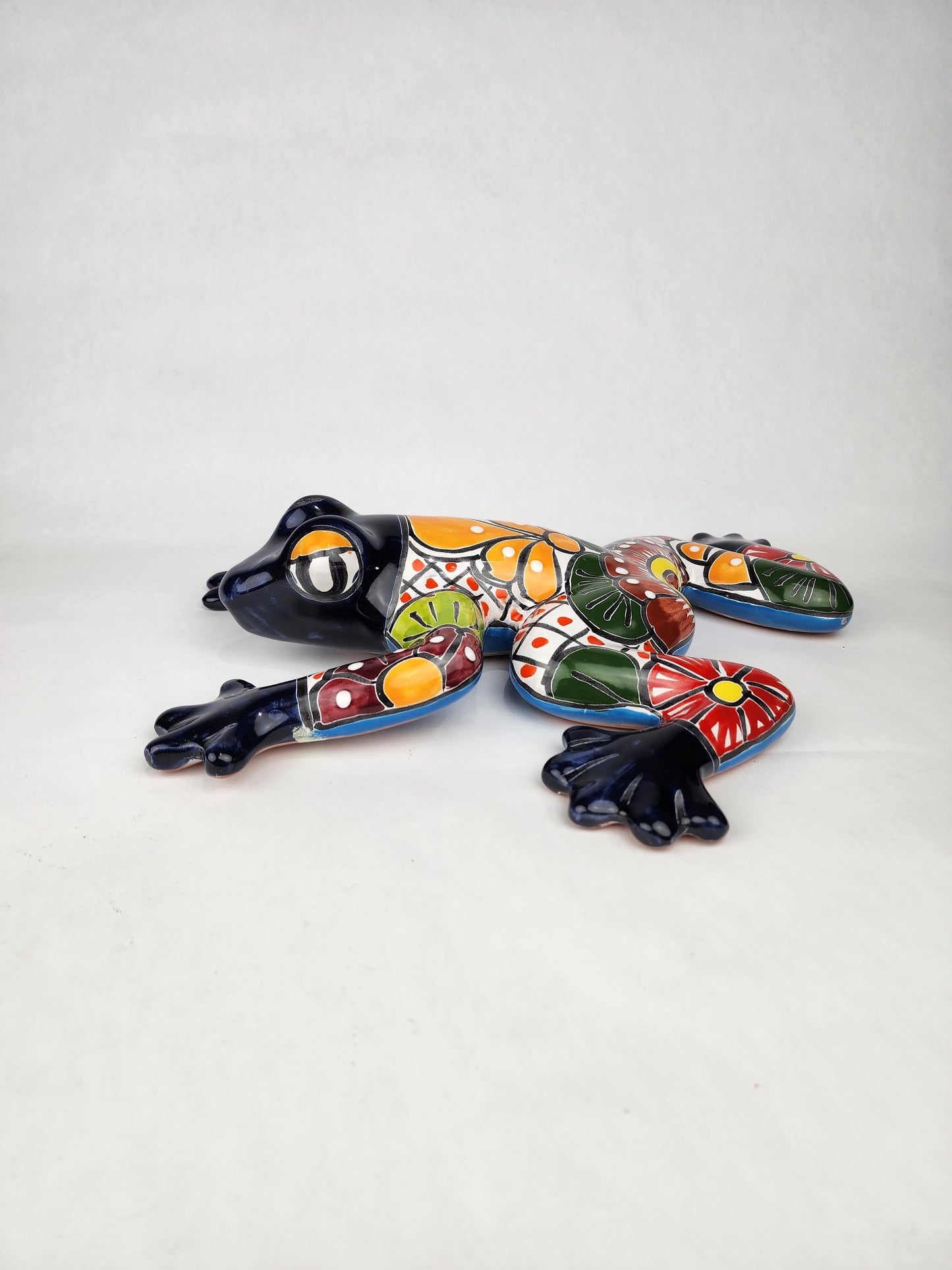 Authentic Talavera Pottery Frog – Bright & Unique Mexican Folk Art for Home
