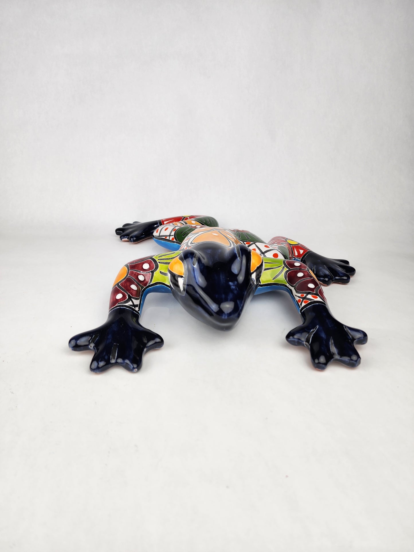 Authentic Talavera Pottery Frog – Bright & Unique Mexican Folk Art for Home