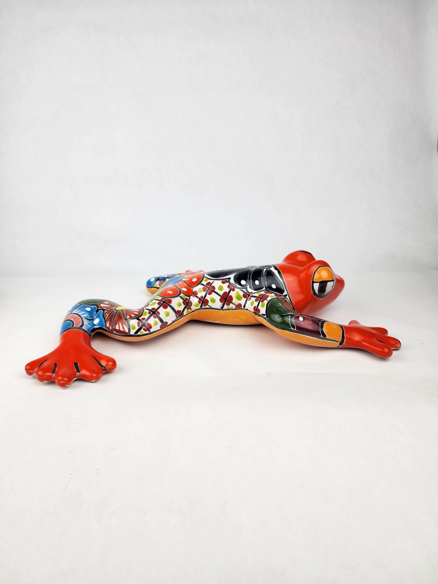 Lively Talavera Frog – Traditional Mexican Pottery, Unique Housewarming Gift