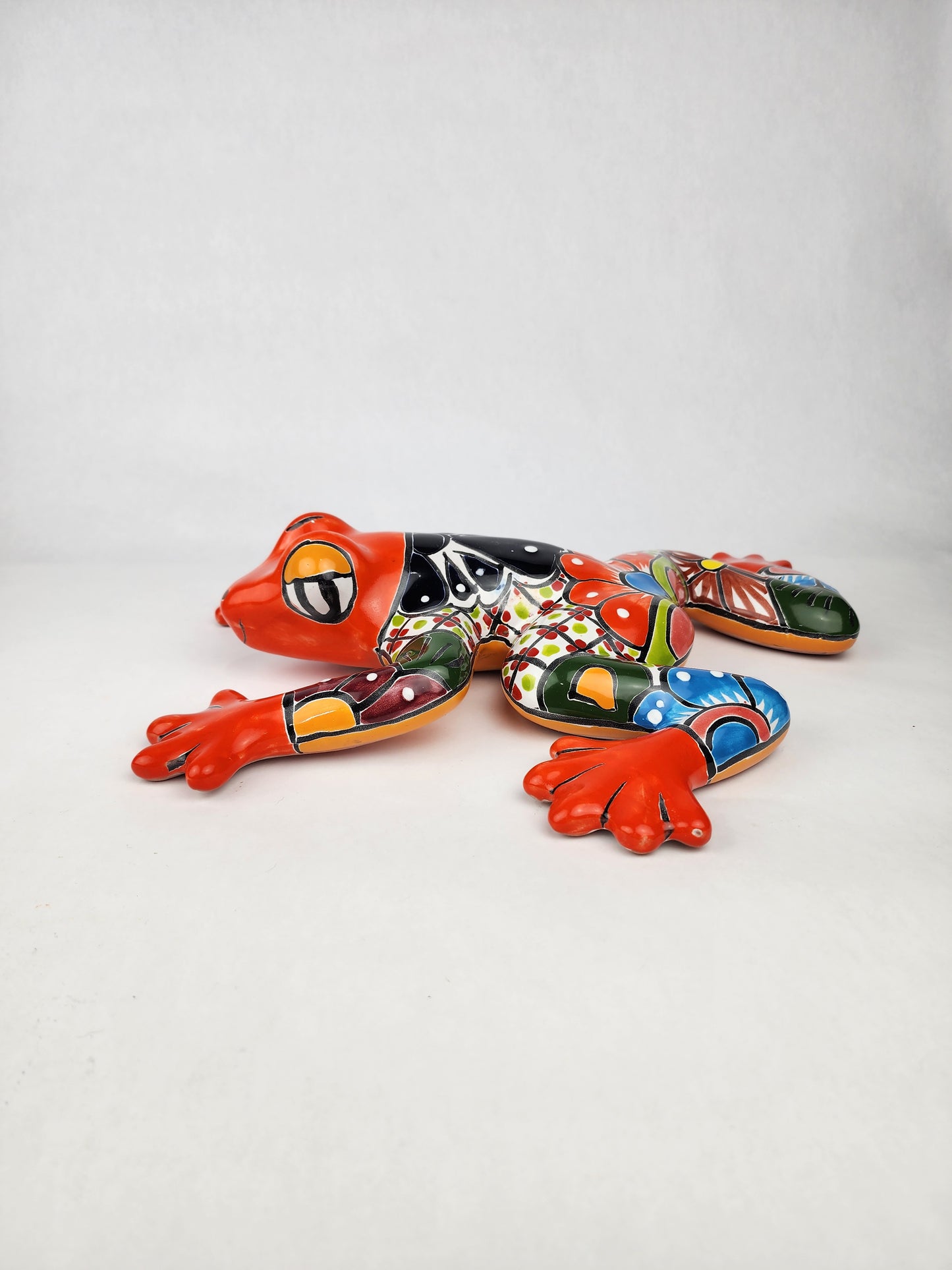Lively Talavera Frog – Traditional Mexican Pottery, Unique Housewarming Gift