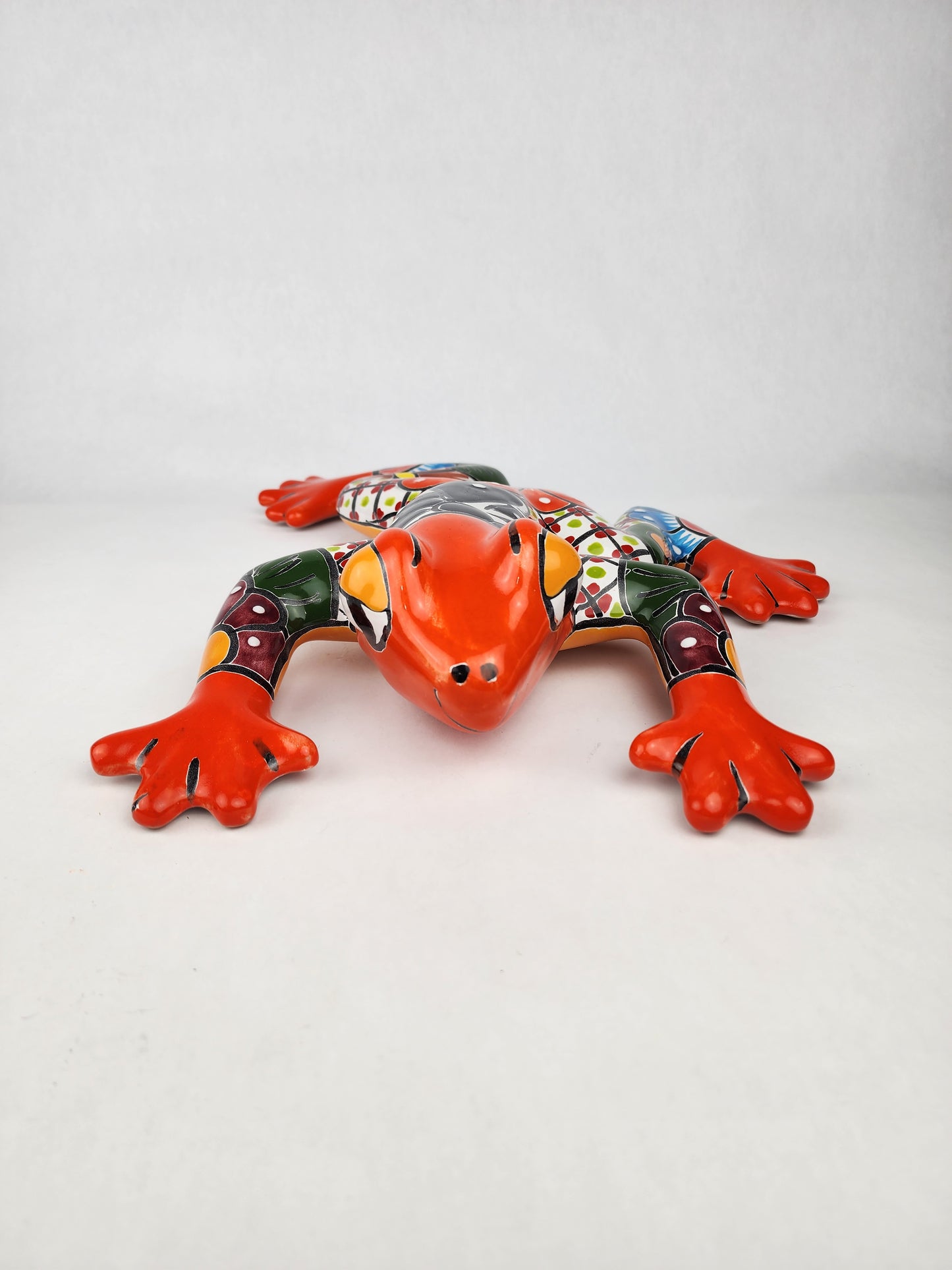 Lively Talavera Frog – Traditional Mexican Pottery, Unique Housewarming Gift