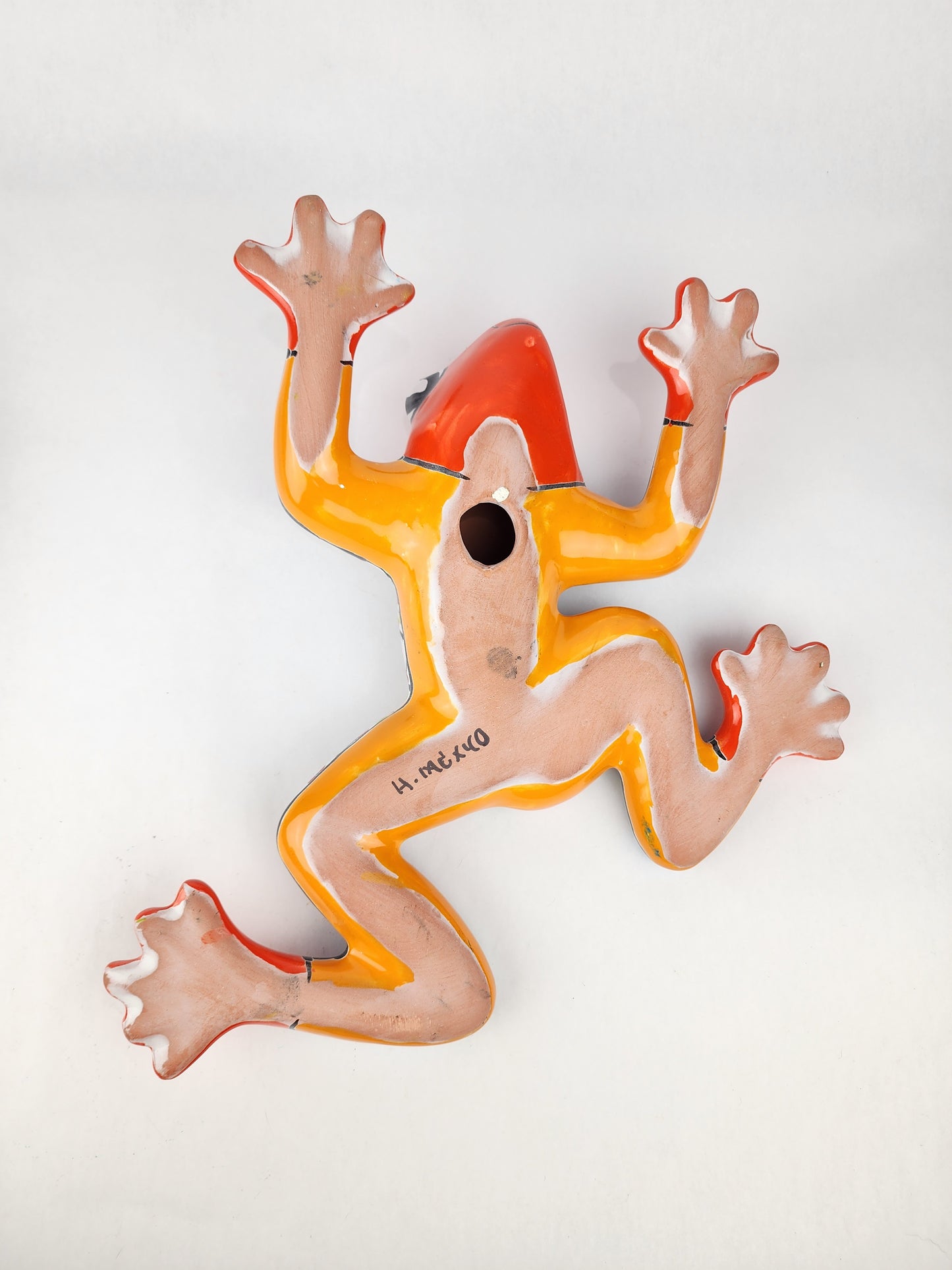 Lively Talavera Frog – Traditional Mexican Pottery, Unique Housewarming Gift