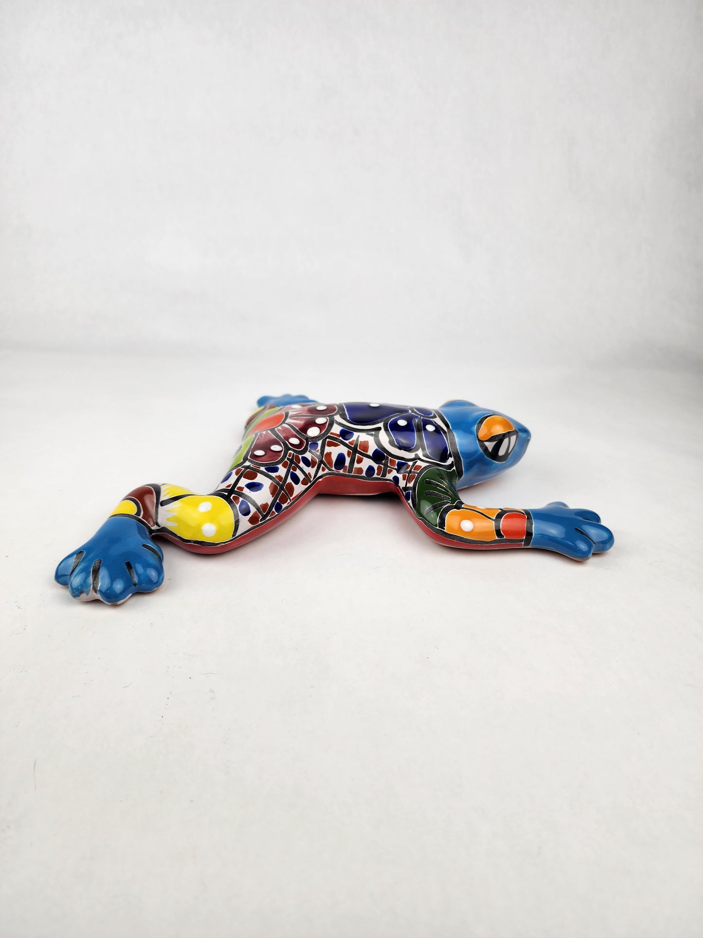 Artisan Talavera Frog – Authentic Handcrafted Mexican Pottery, Great Gift Idea