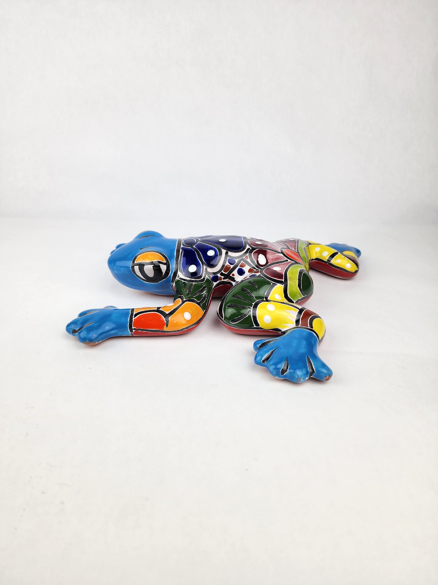 Artisan Talavera Frog – Authentic Handcrafted Mexican Pottery, Great Gift Idea