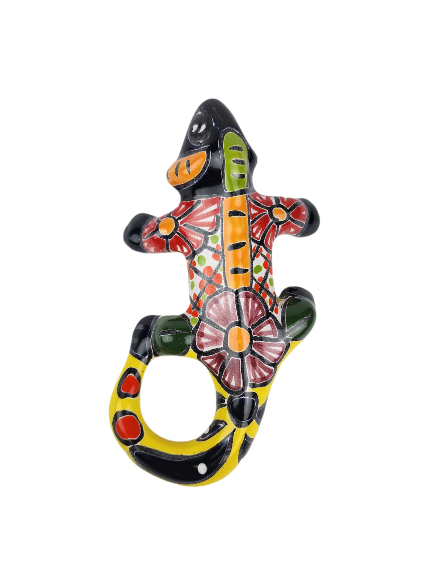 Hand-Painted Talavera Iguanas