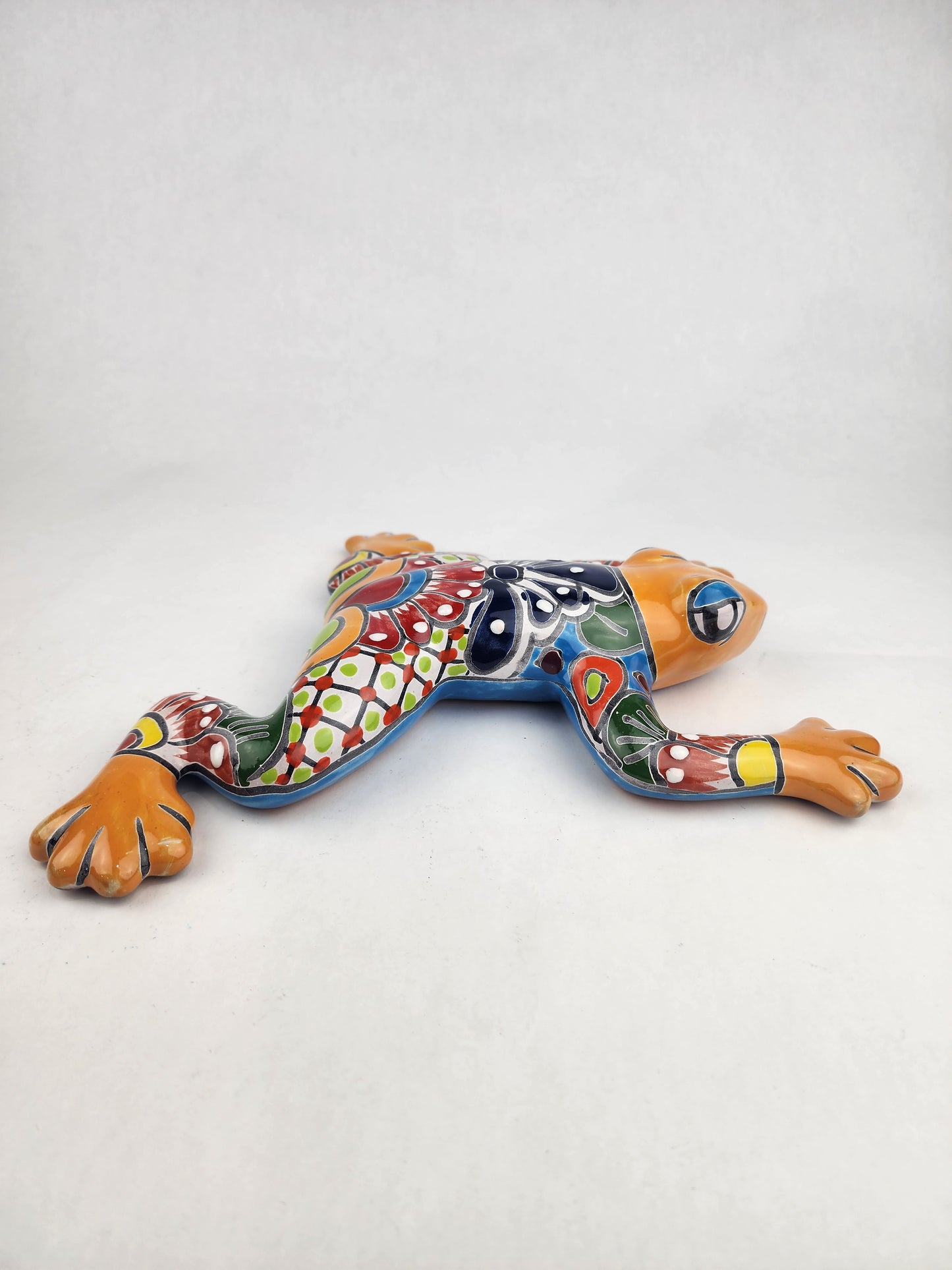 Talavera Frog Decor – Hand-Painted Mexican Pottery for Garden