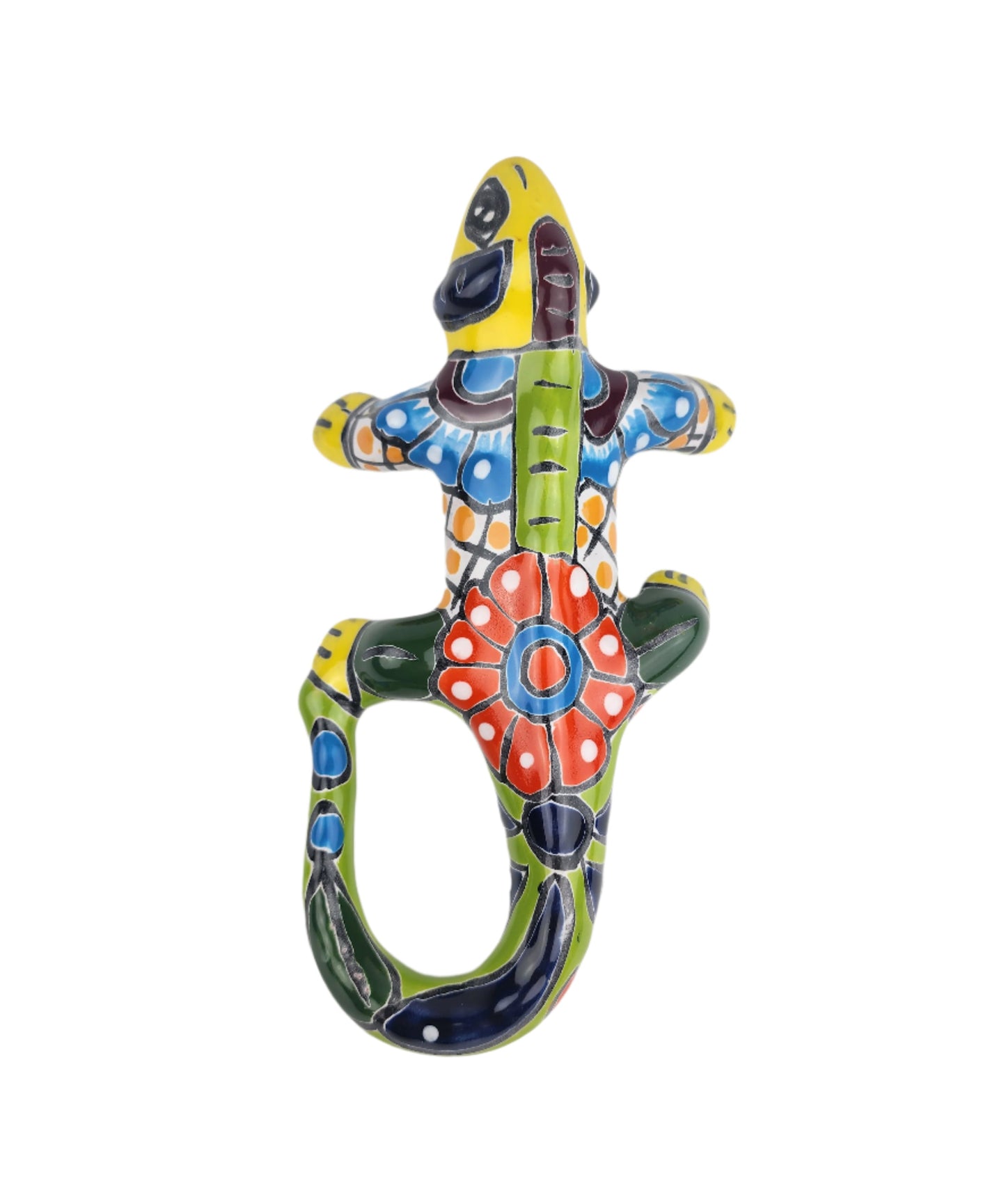 Ceramic Hand-painted Iguana