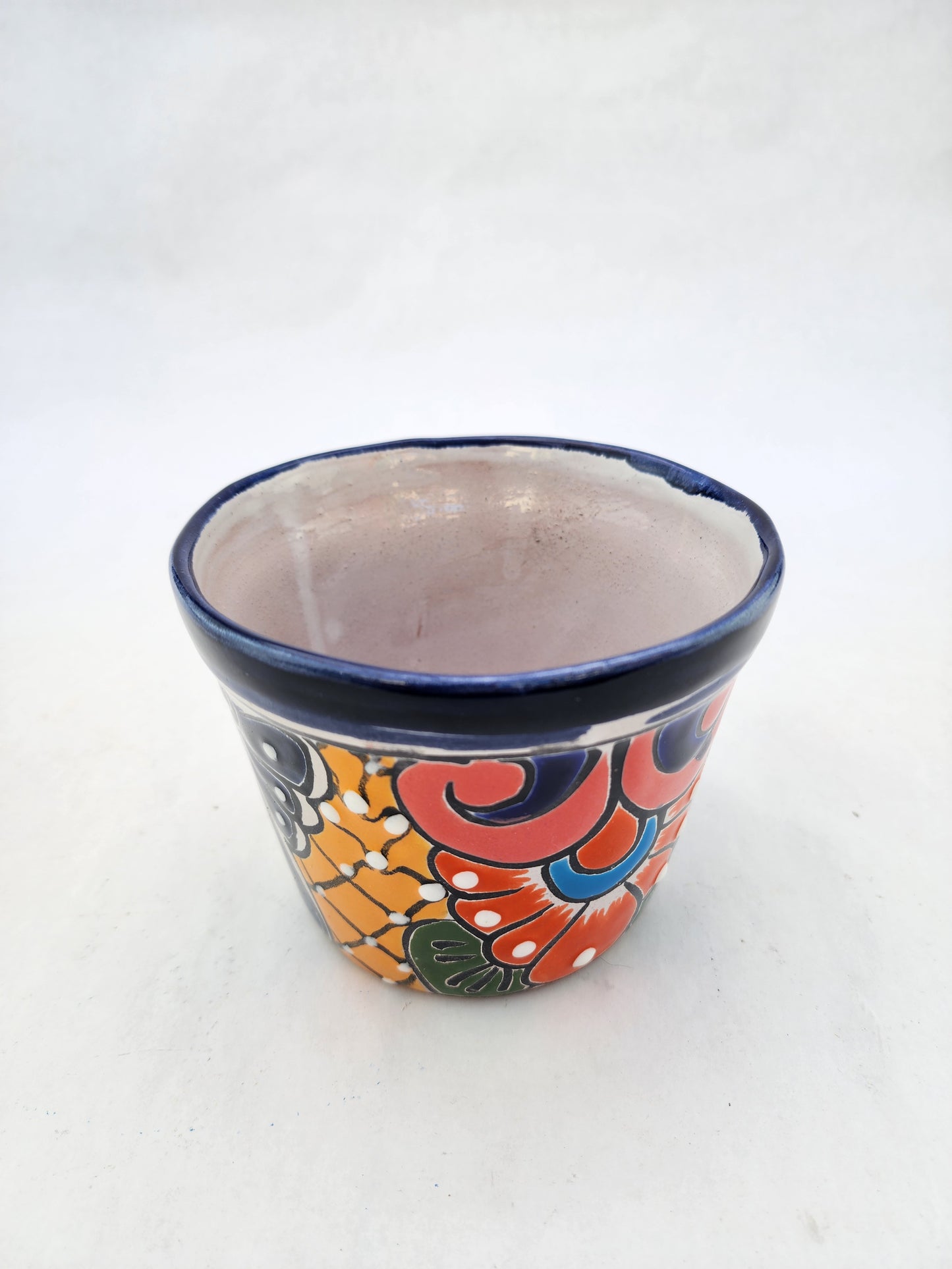 Mini Talavera Planter – Hand-Painted Mexican Pot
