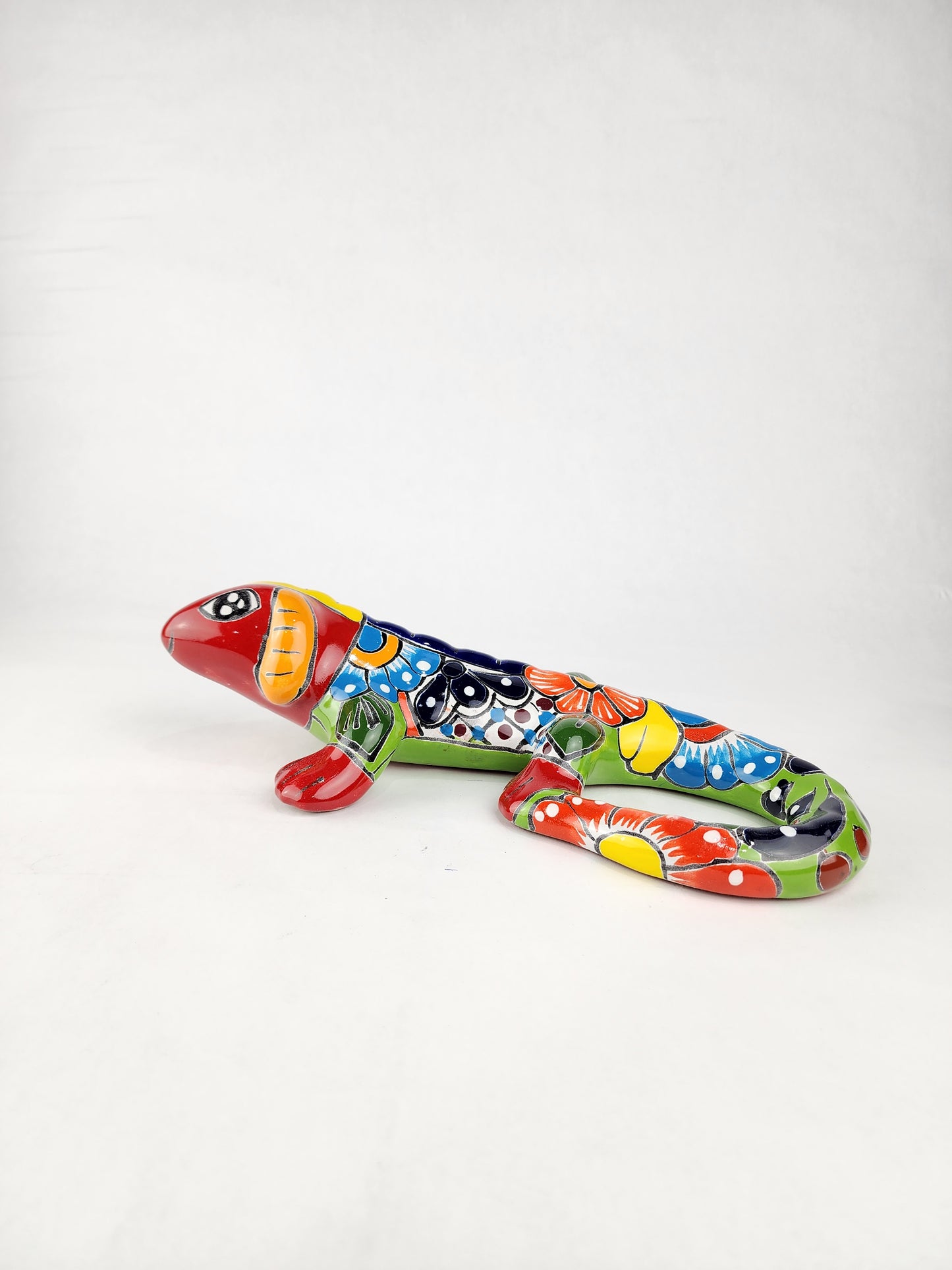 Colorful Ceramic Iguana – Artistic Home or Office Accent