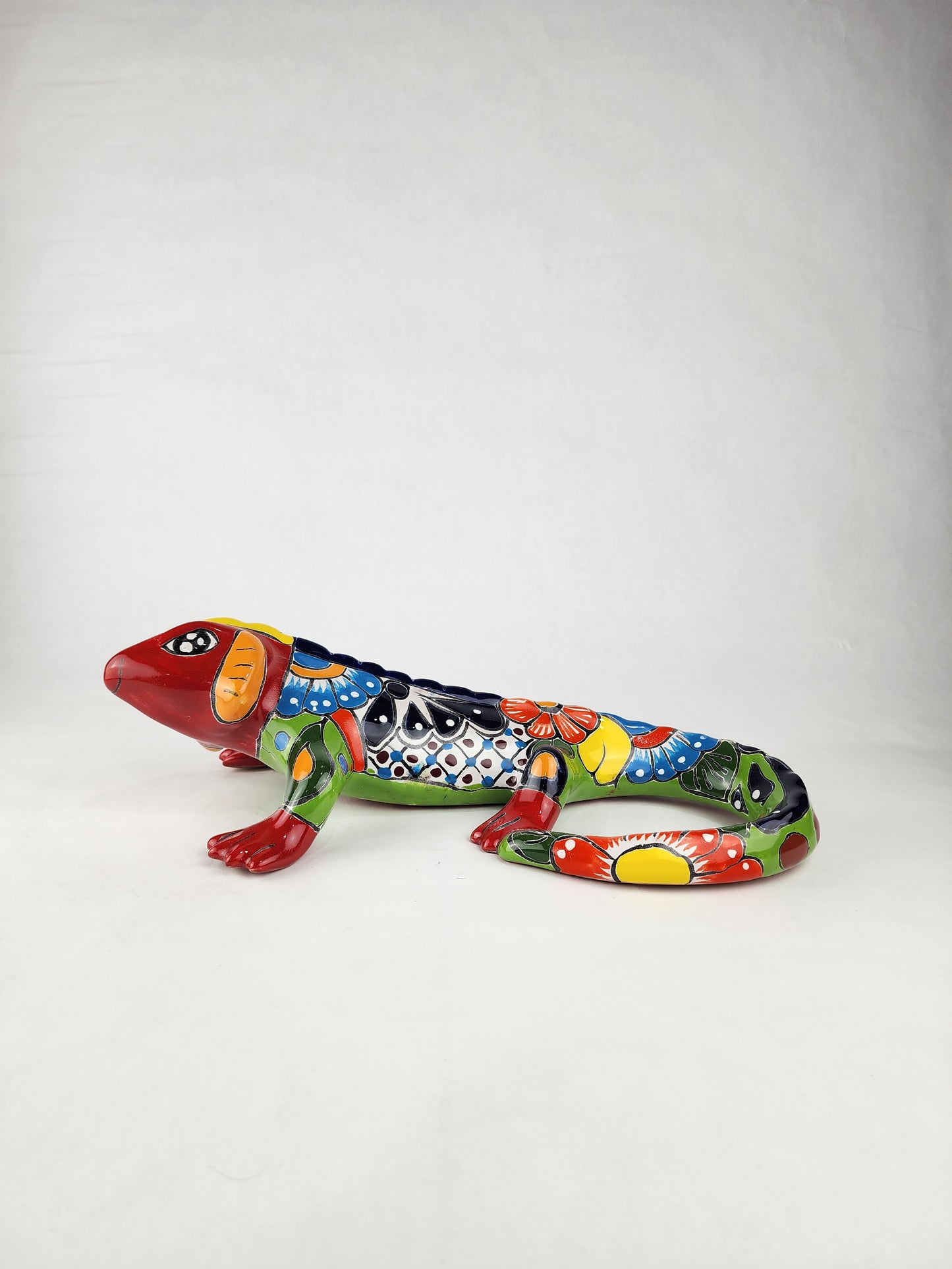 Whimsical Ceramic Iguana – Unique Mexican Accent & Gift