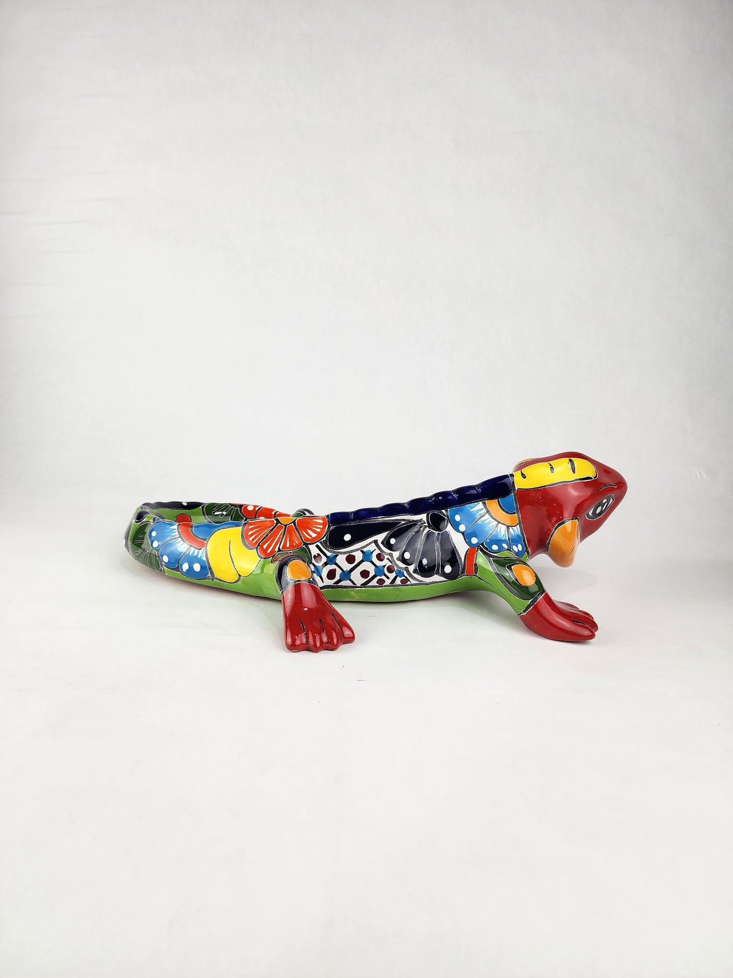 Whimsical Ceramic Iguana – Unique Mexican Accent & Gift