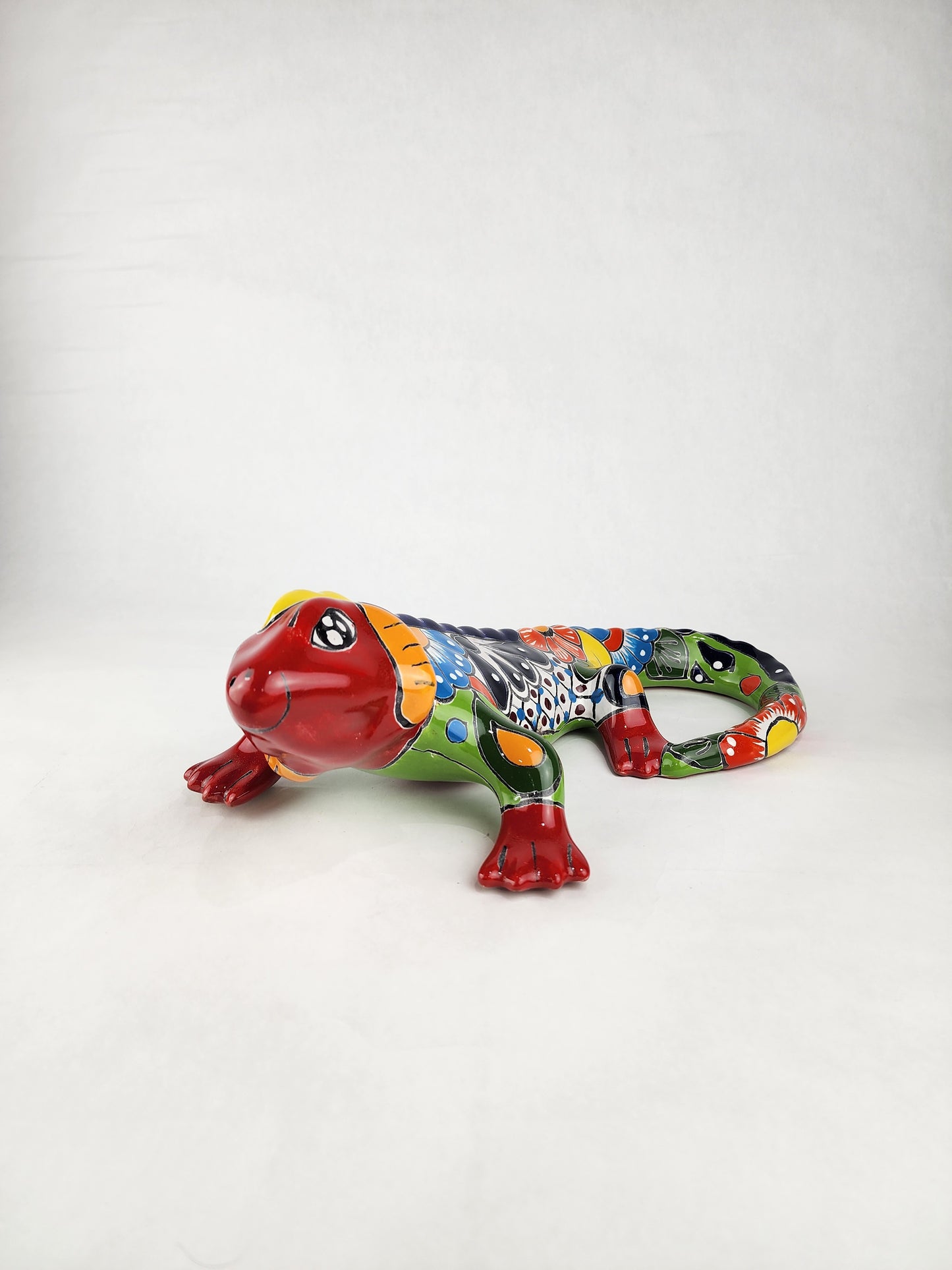 Whimsical Ceramic Iguana – Unique Mexican Accent & Gift