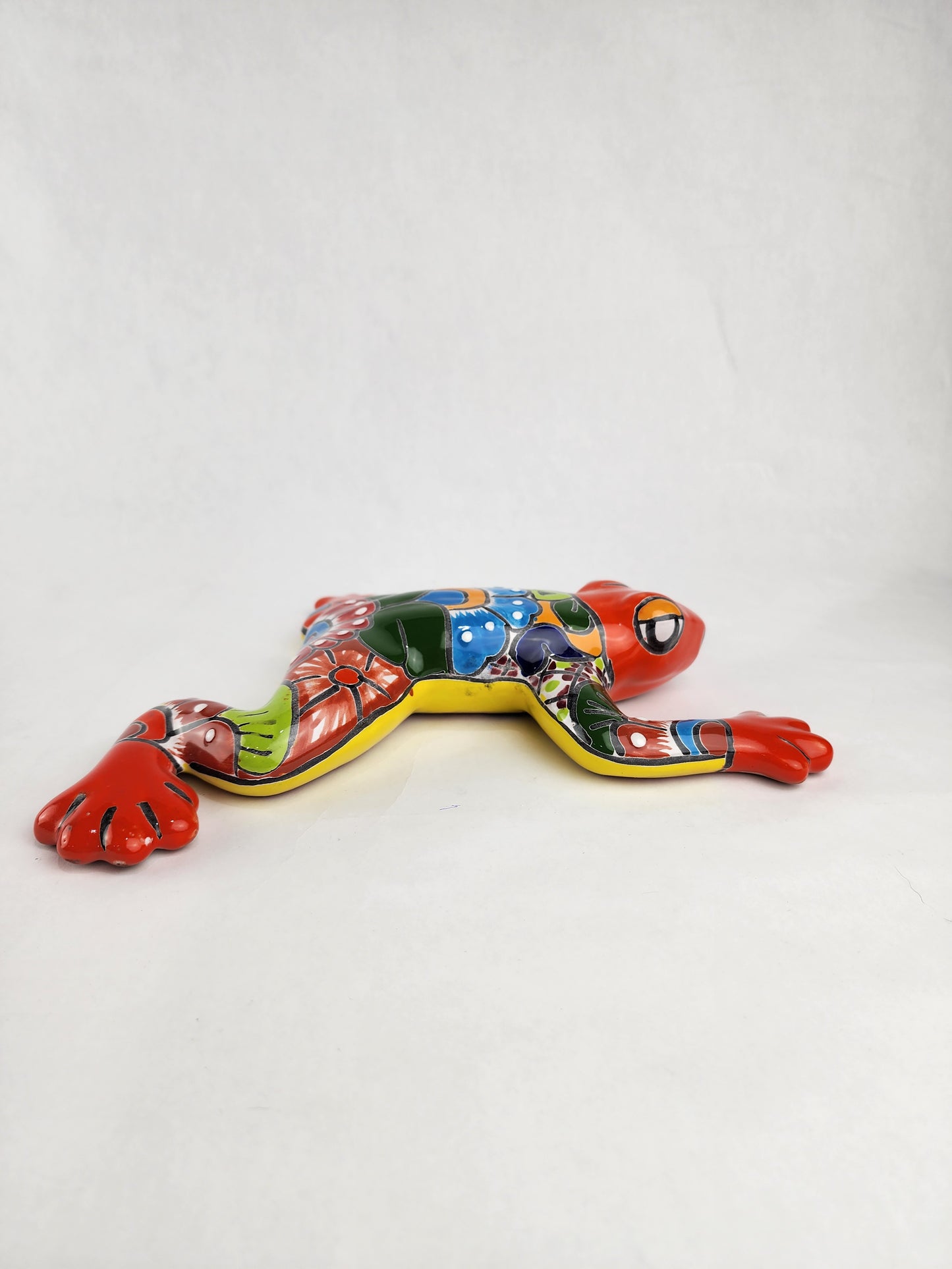 Boho Talavera Frog – Artistic Ceramic Decor with Mexican Flair