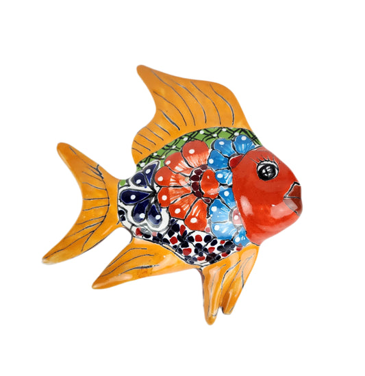 Decorative ceramic fish wall art on - Casa Villa Arte