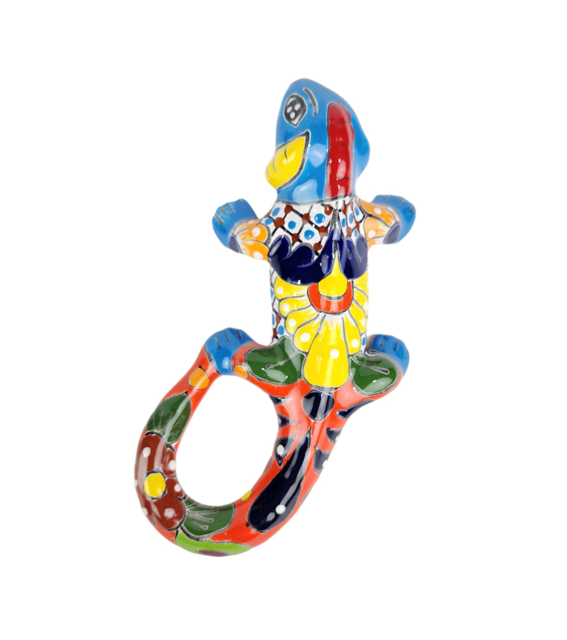 Handcrafted Talavera Iguana -  Casa Villa Arte