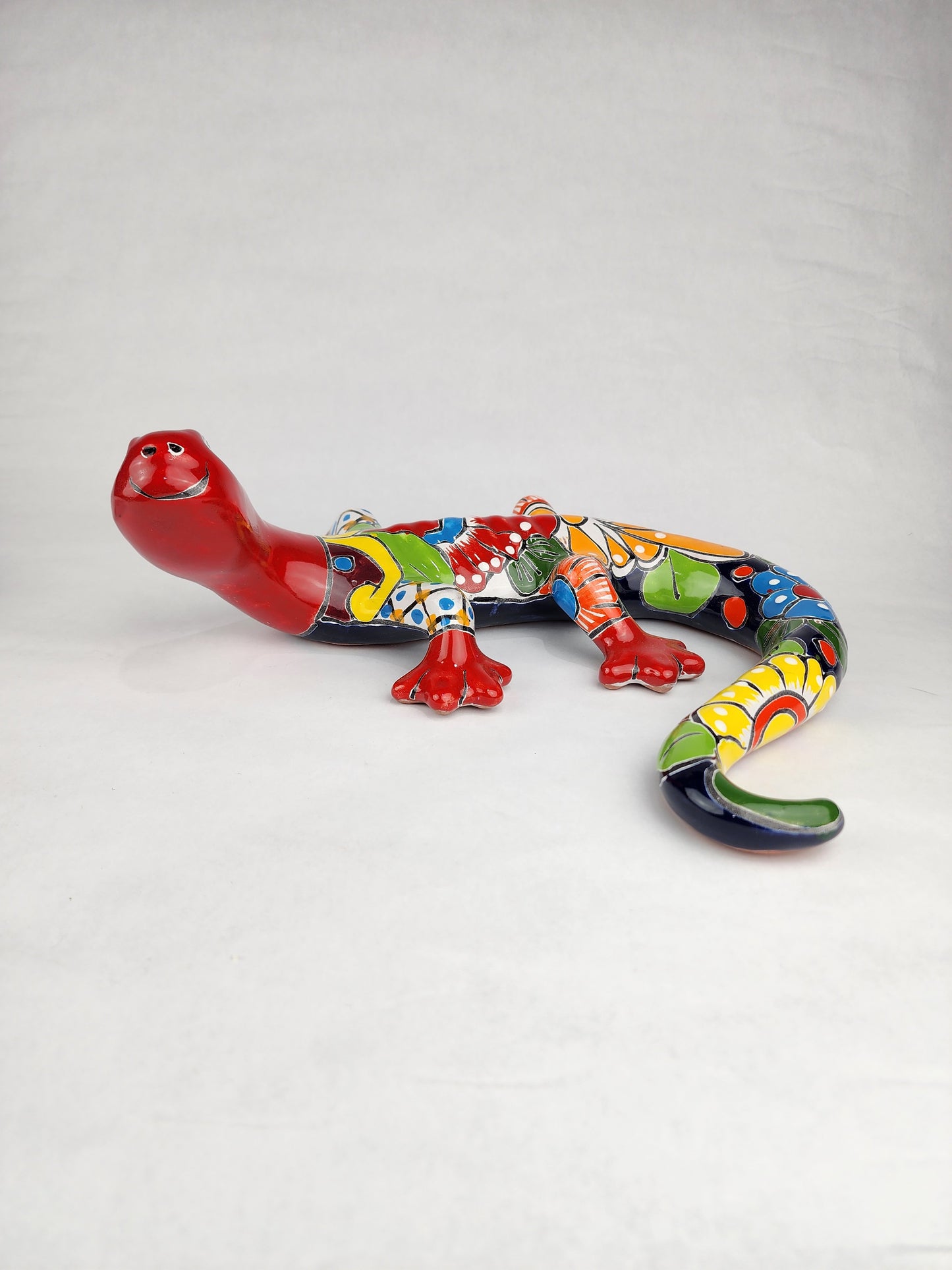 Talavera Garden Lizard – Handmade Gecko Wall Art