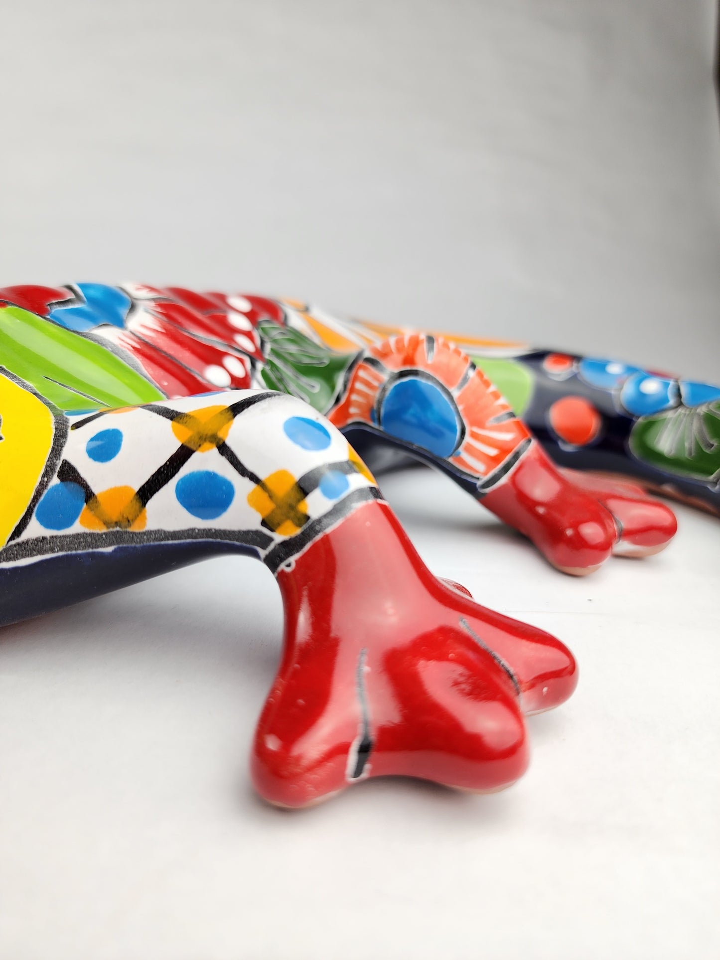 Talavera Garden Lizard – Handmade Gecko Wall Art