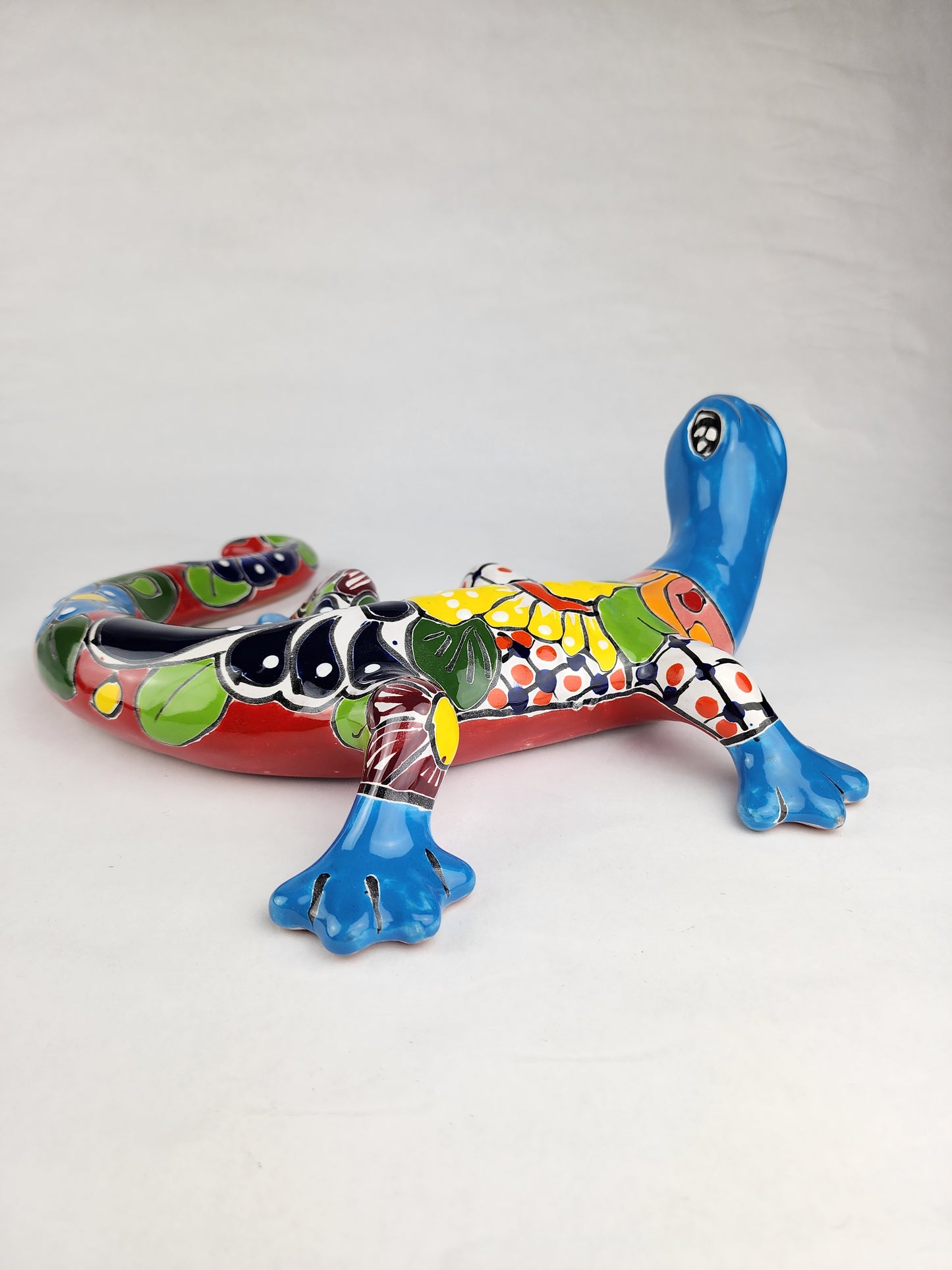 Talavera Gecko Lizard – Handcrafted Mexican Ceramic Wall Art