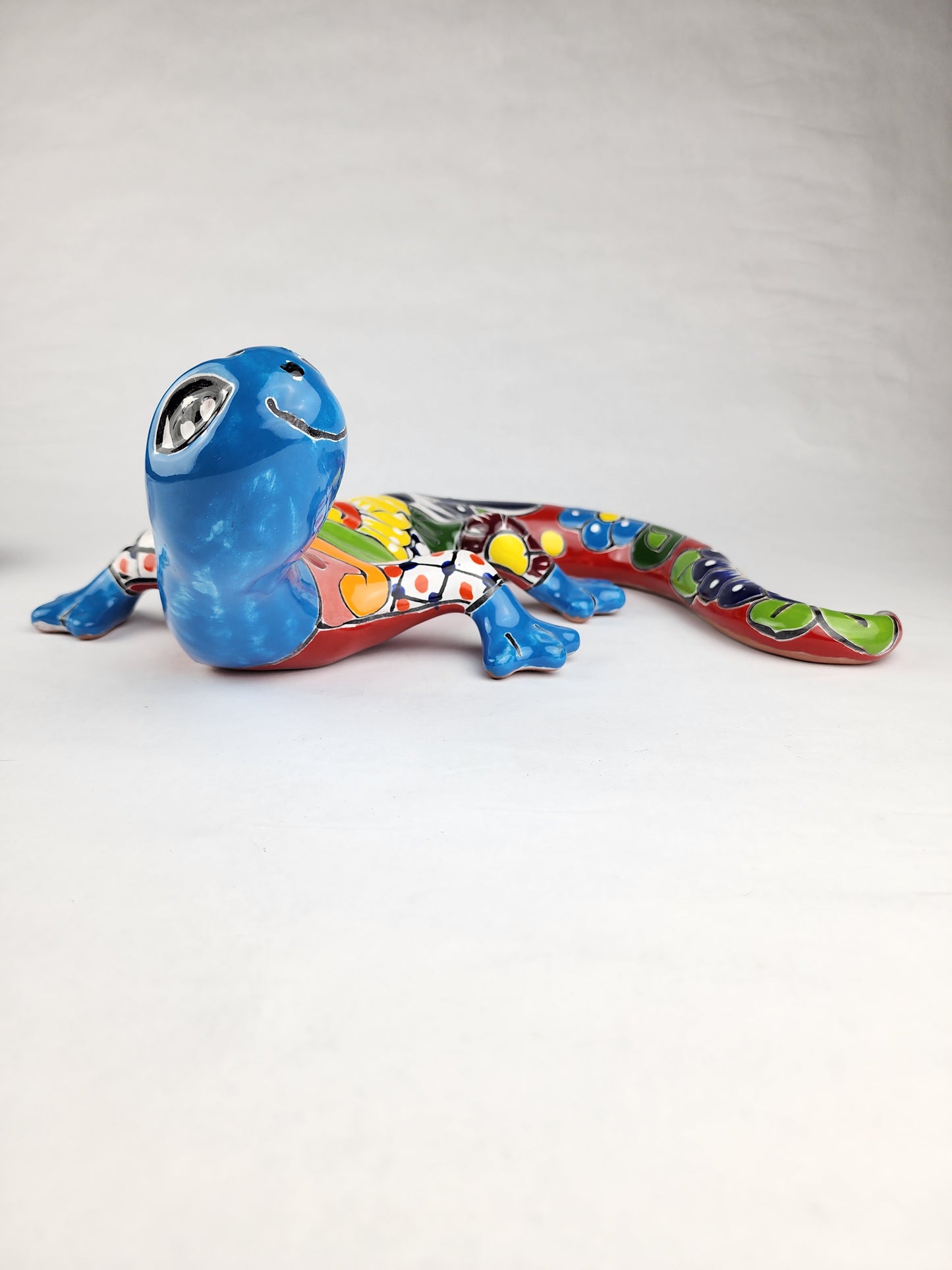 Talavera Gecko Lizard – Handcrafted Mexican Ceramic Wall Art