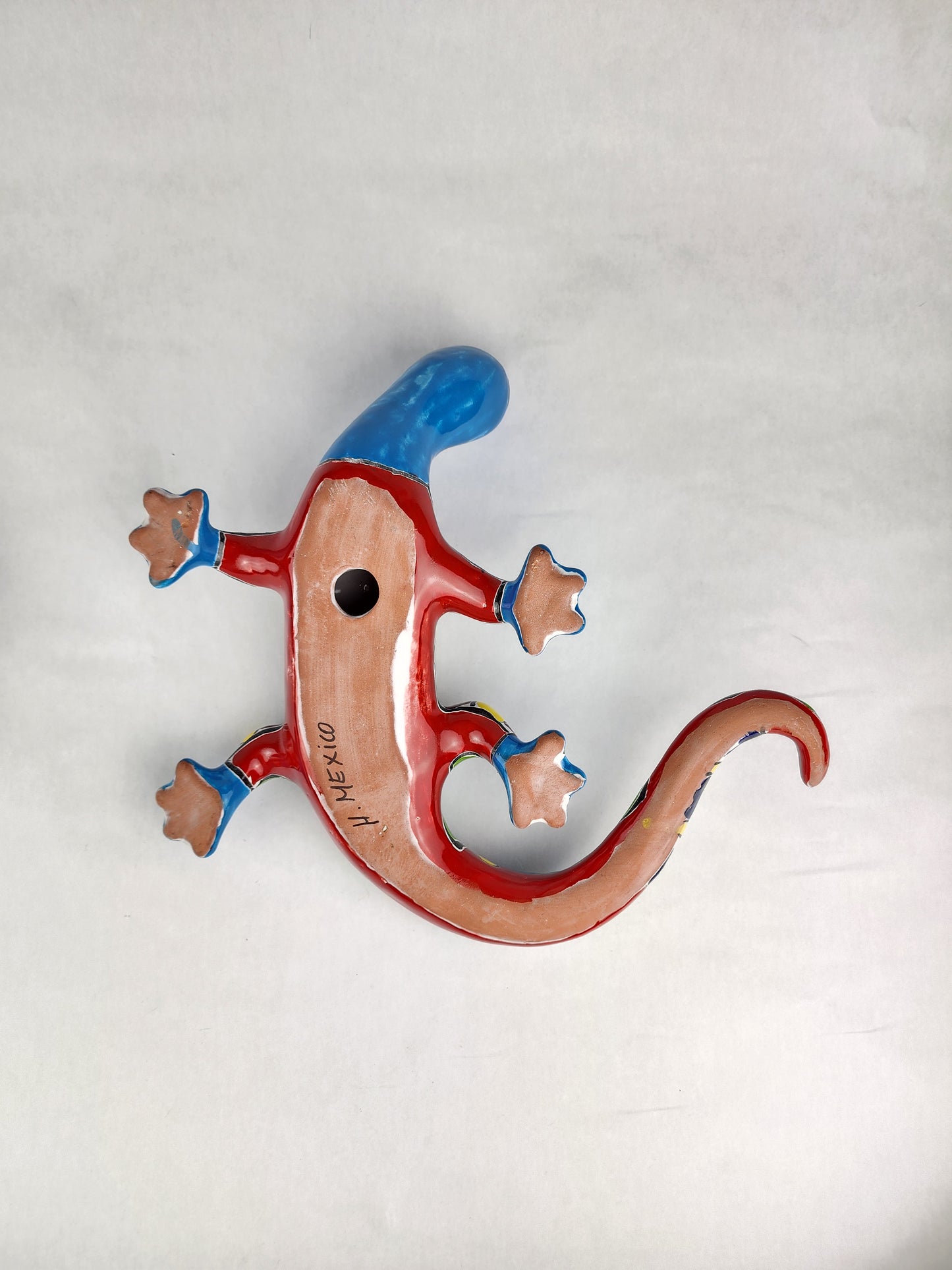 Talavera Gecko Lizard – Handcrafted Mexican Ceramic Wall Art