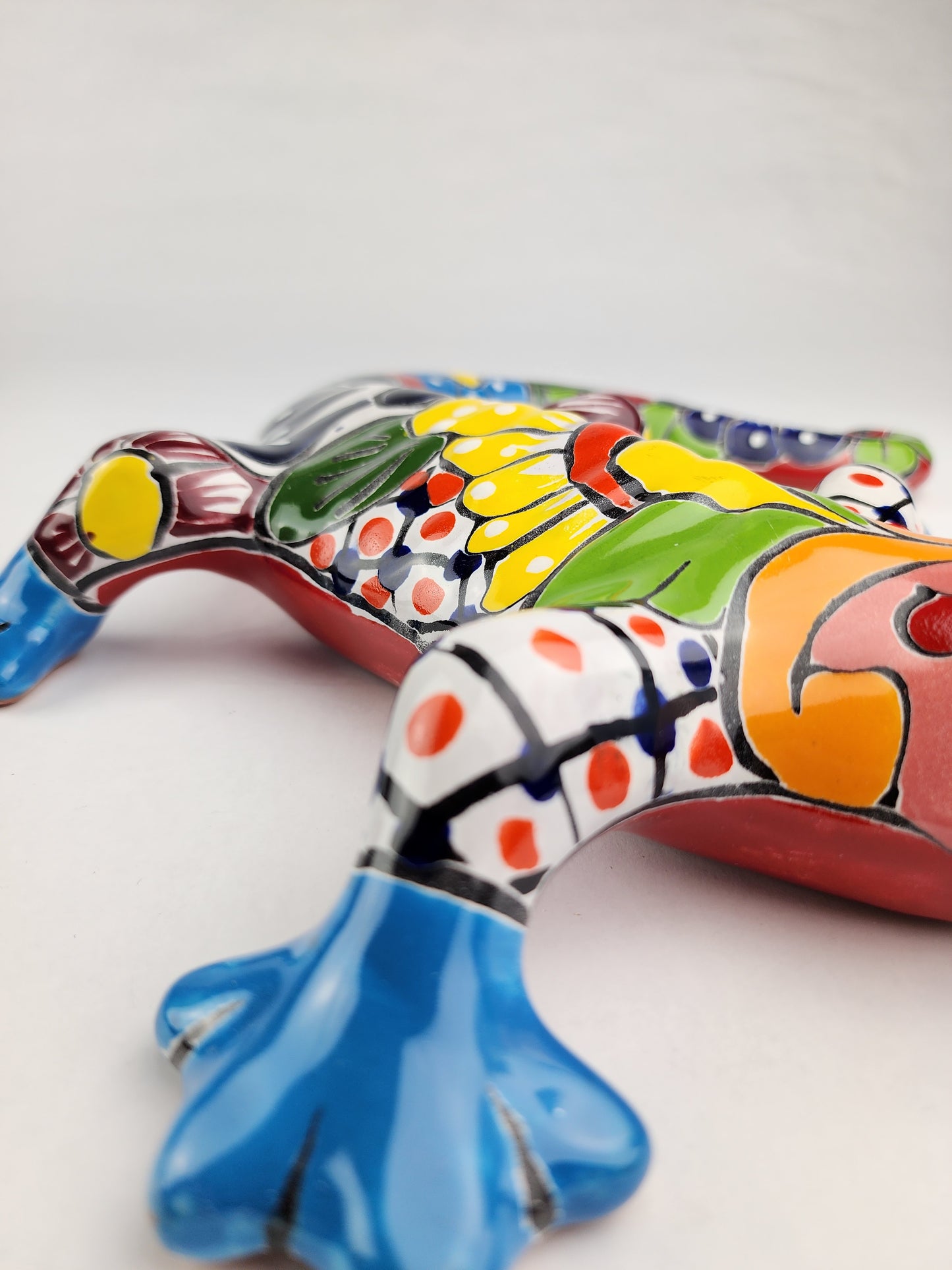 Talavera Gecko Lizard – Handcrafted Mexican Ceramic Wall Art