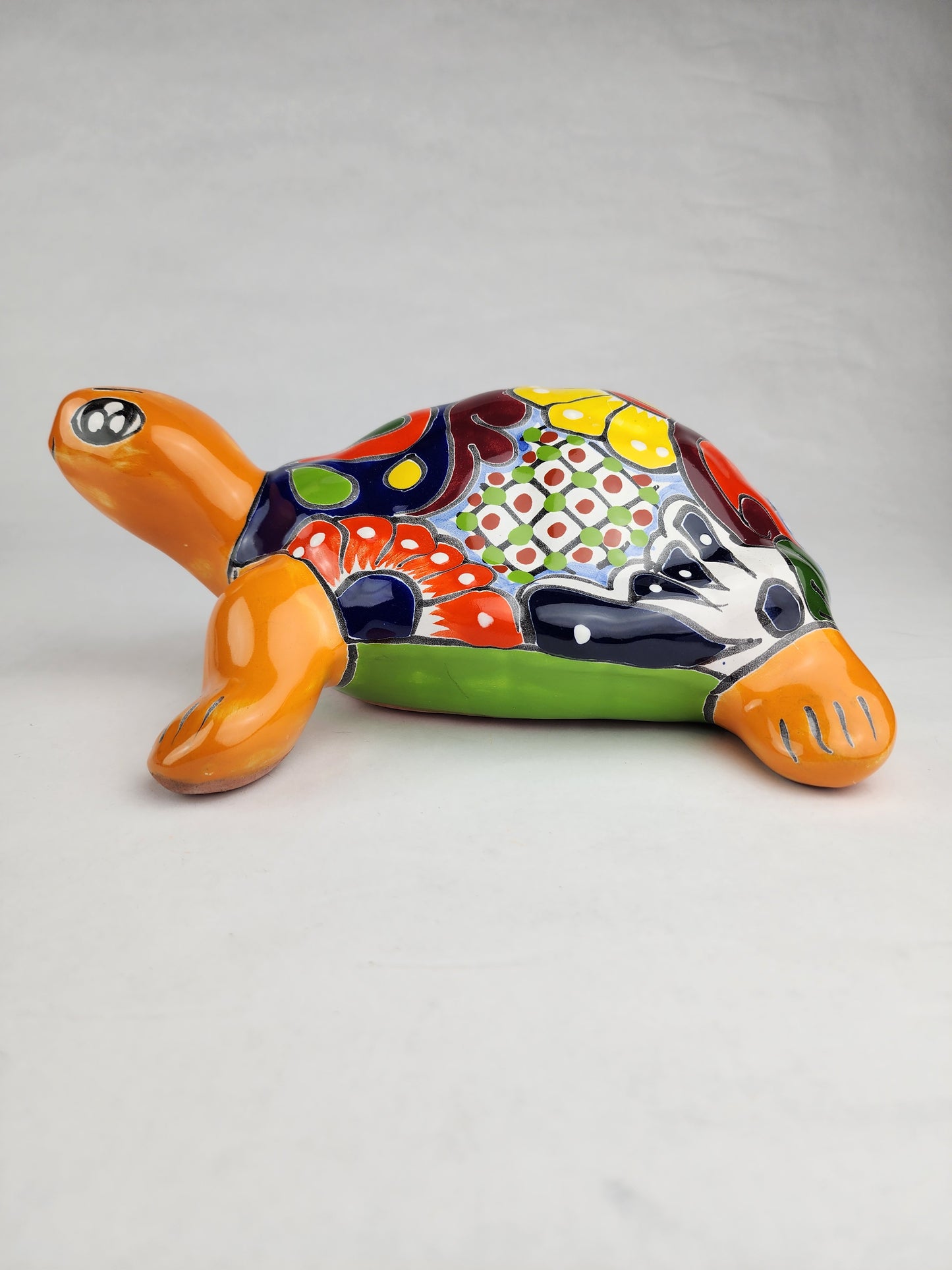 Talavera Ceramic Turtle – Whimsical Handcrafted Home Decor