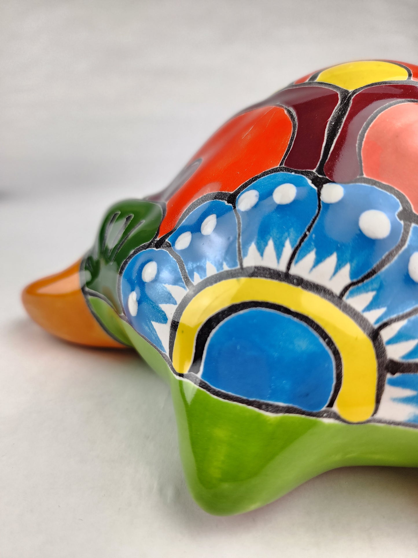 Talavera Ceramic Turtle – Whimsical Handcrafted Home Decor