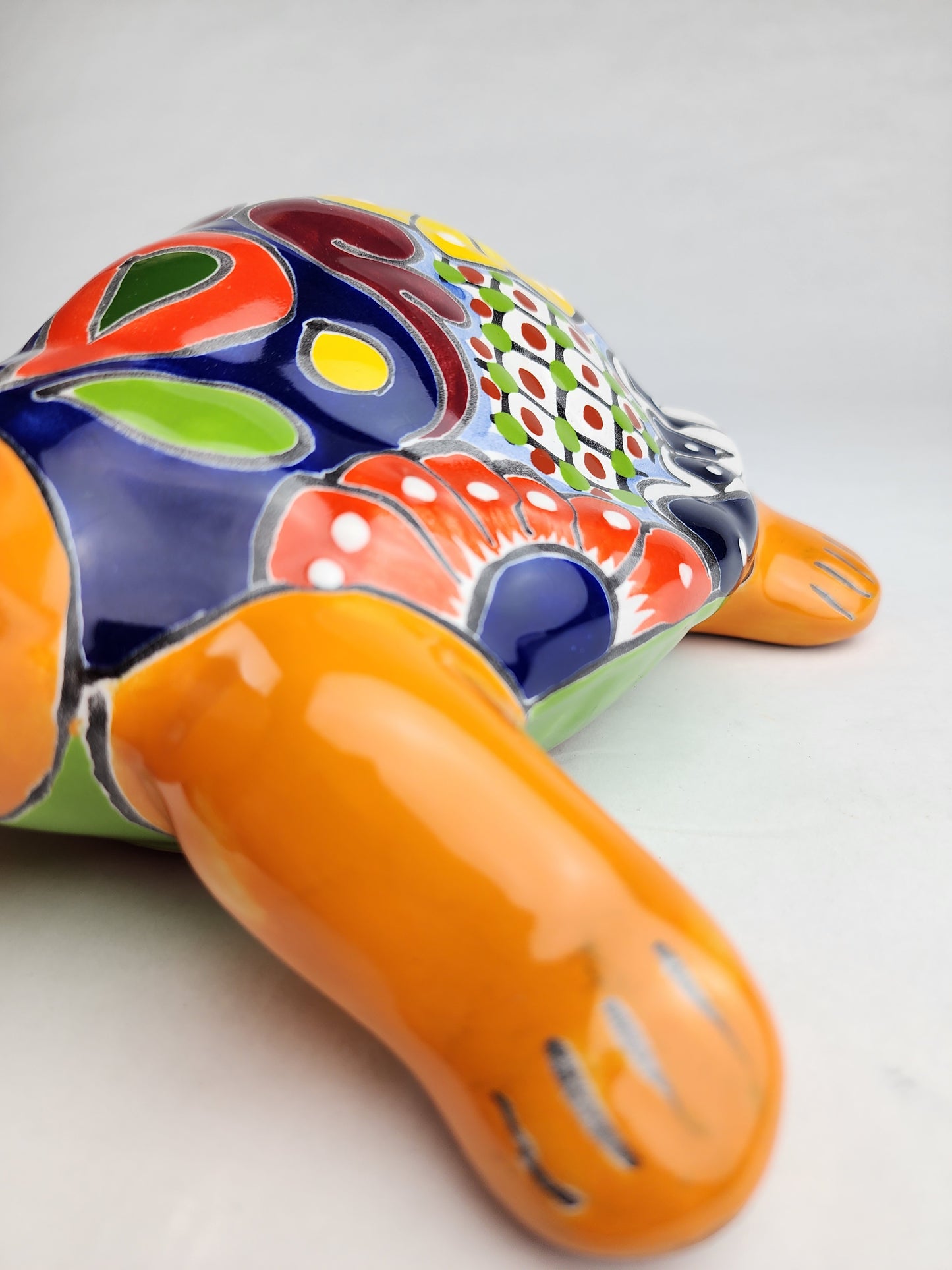 Talavera Ceramic Turtle – Whimsical Handcrafted Home Decor