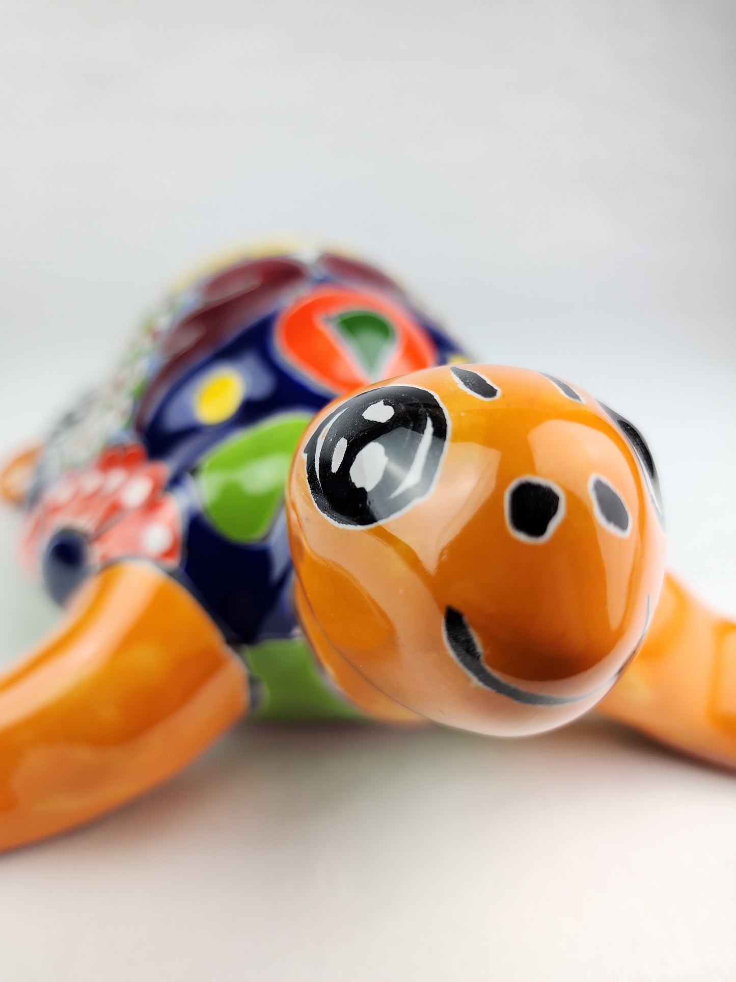 Talavera Ceramic Turtle – Whimsical Handcrafted Home Decor
